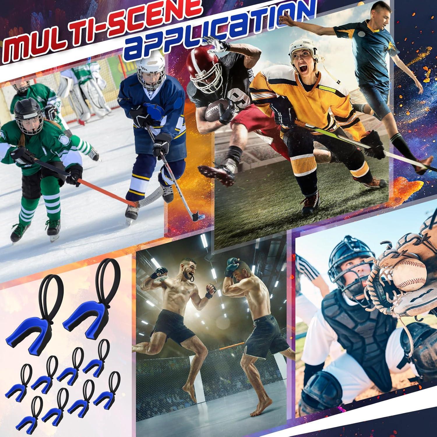 Protector Bucal Deportivo Seematn 10 Piezas Juvenil Fútbol