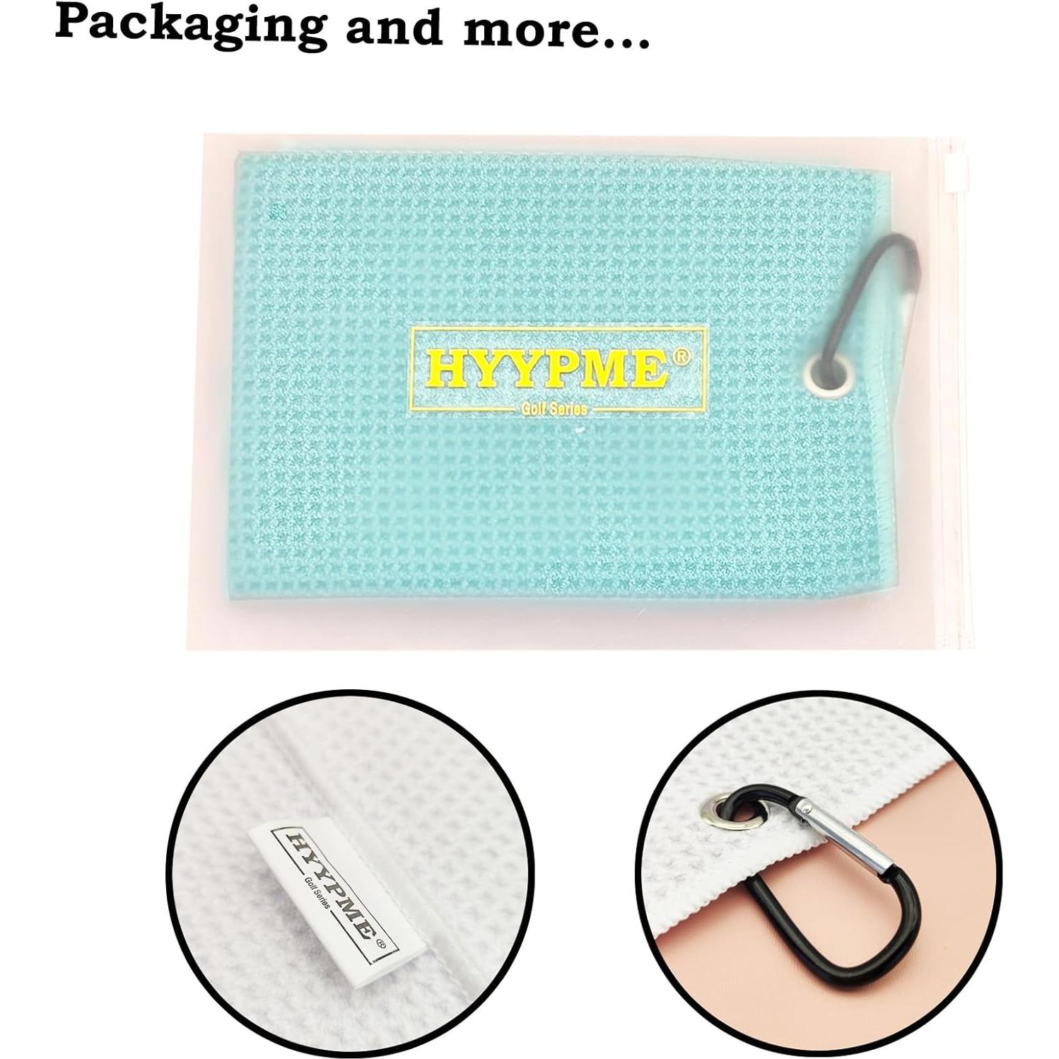 Juego de 2 Toallas de Microfibra HYYPME para Golf 60x40 cm