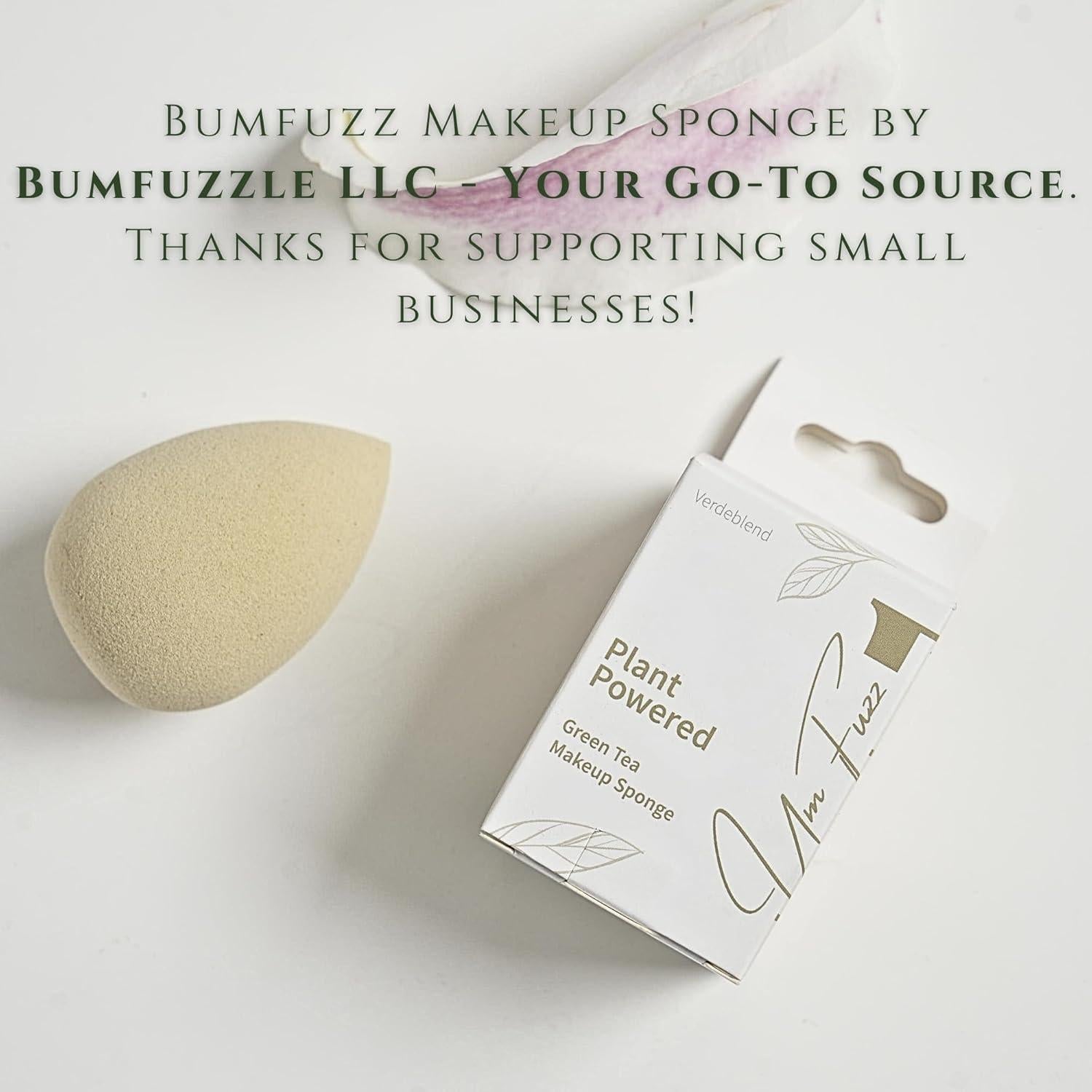 Esponja de Maquillaje Ecológica Bumfuzz - Té Verde 1 Cuenta