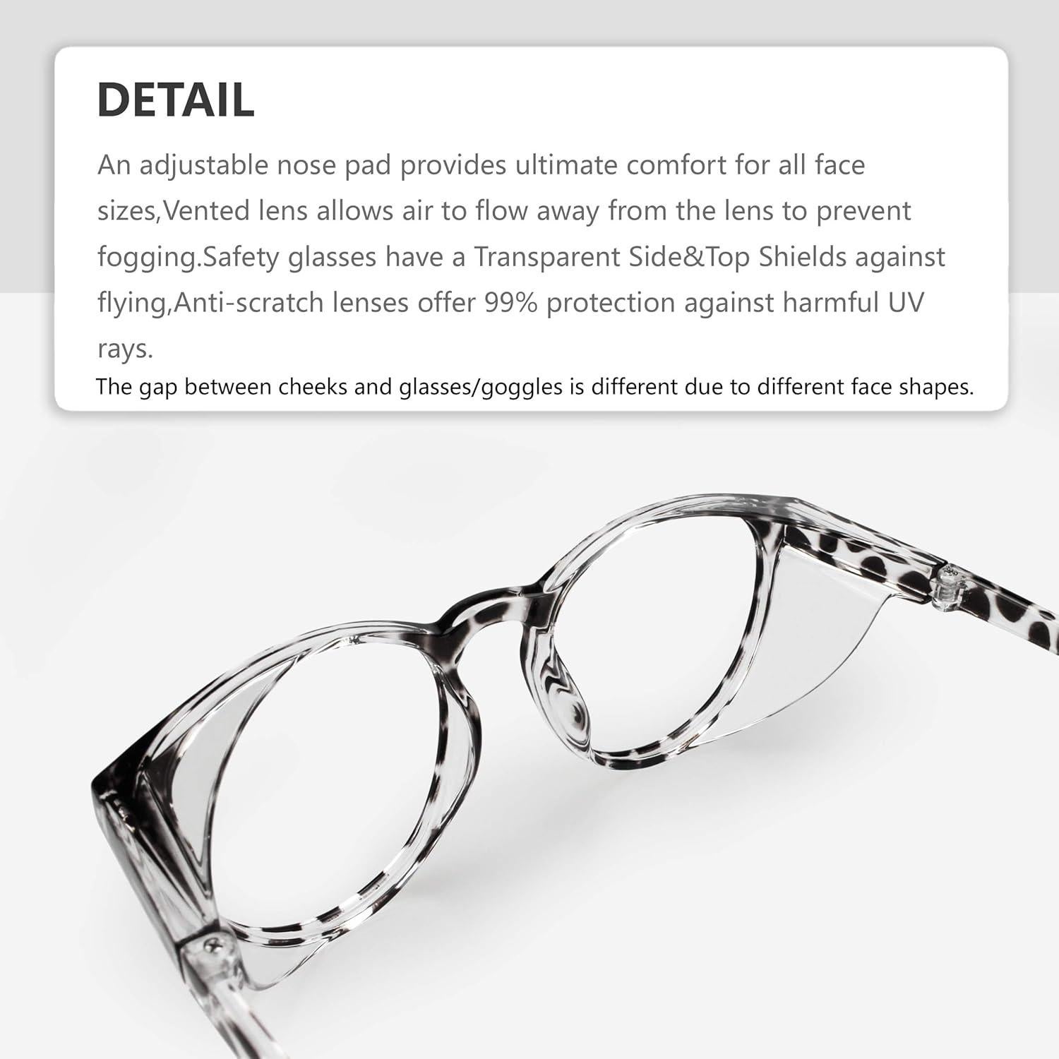 Gafas de seguridad LeonDesigns antiempañantes UV400