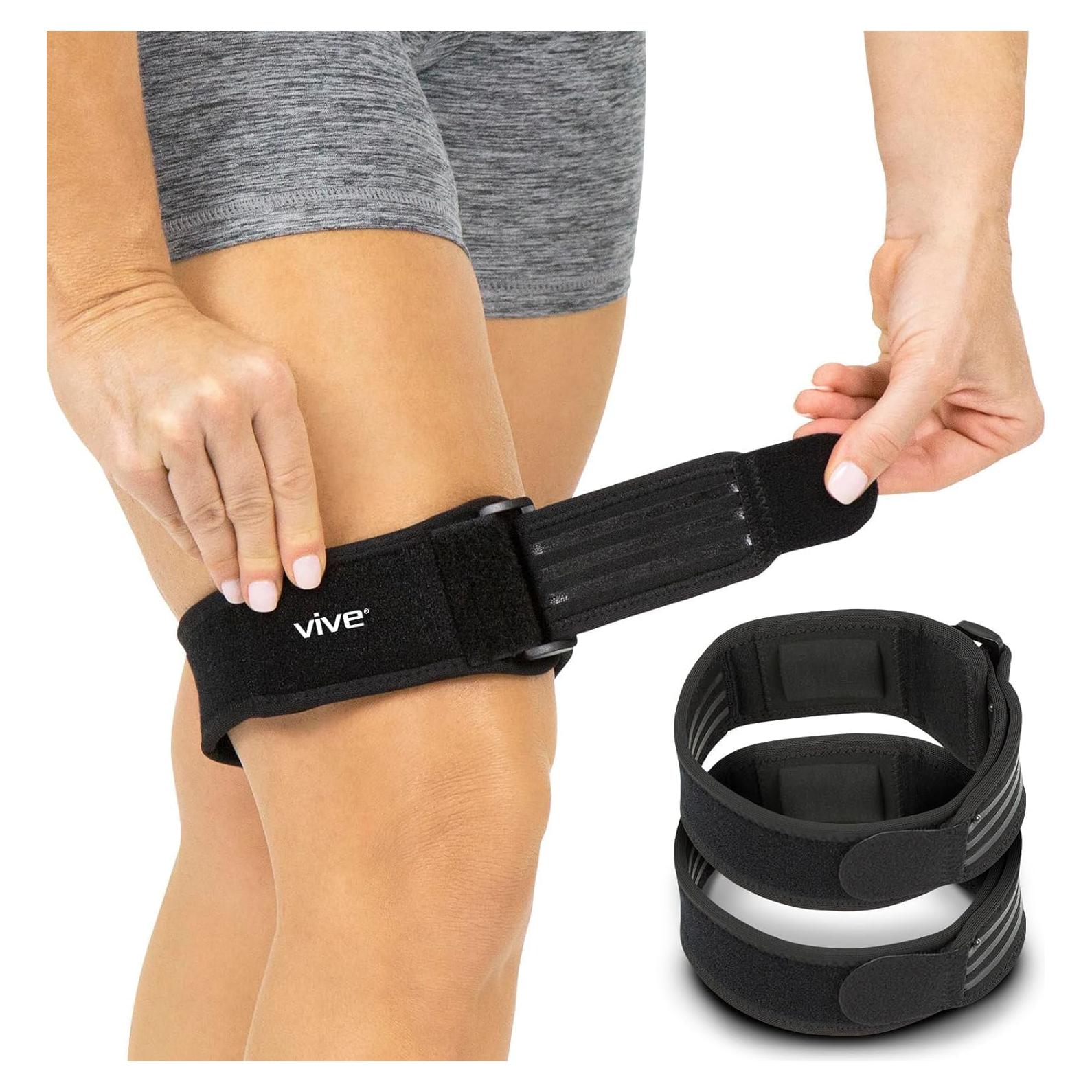 Faja de Compresión IT Band Vive - 2 Pack - Soporte Rodilla