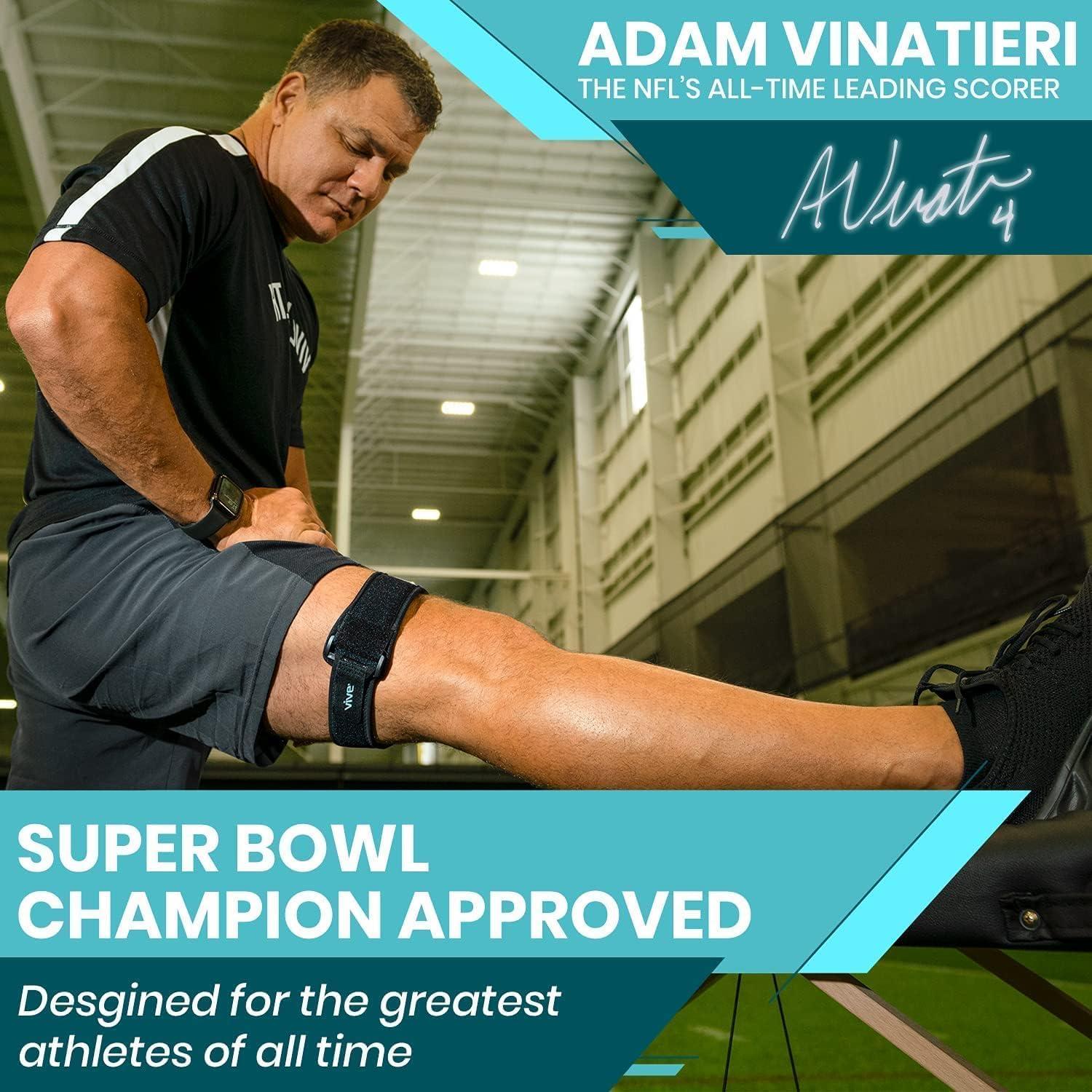 Faja de Compresión IT Band Vive - 2 Pack - Soporte Rodilla