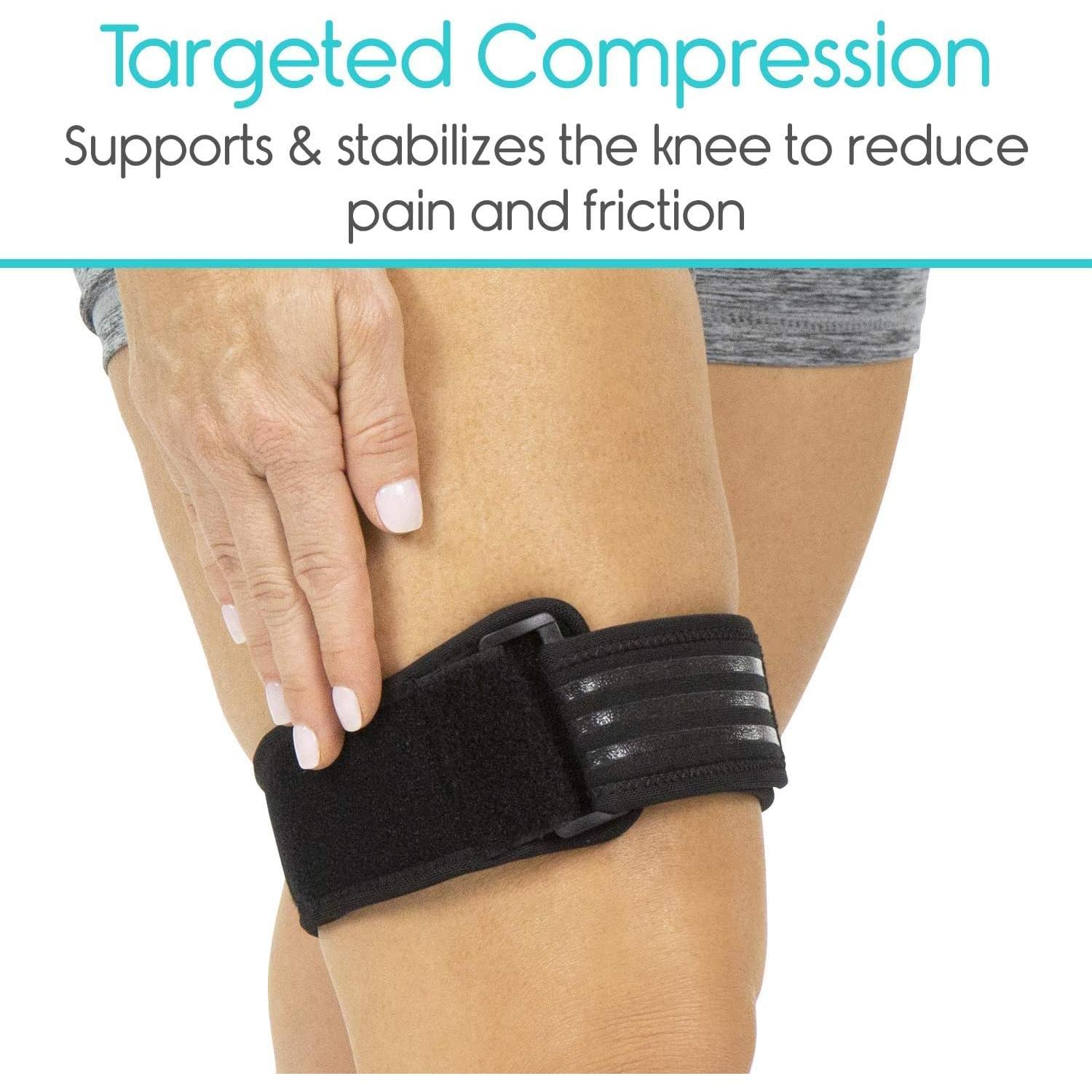 Faja de Compresión IT Band Vive - 2 Pack - Soporte Rodilla