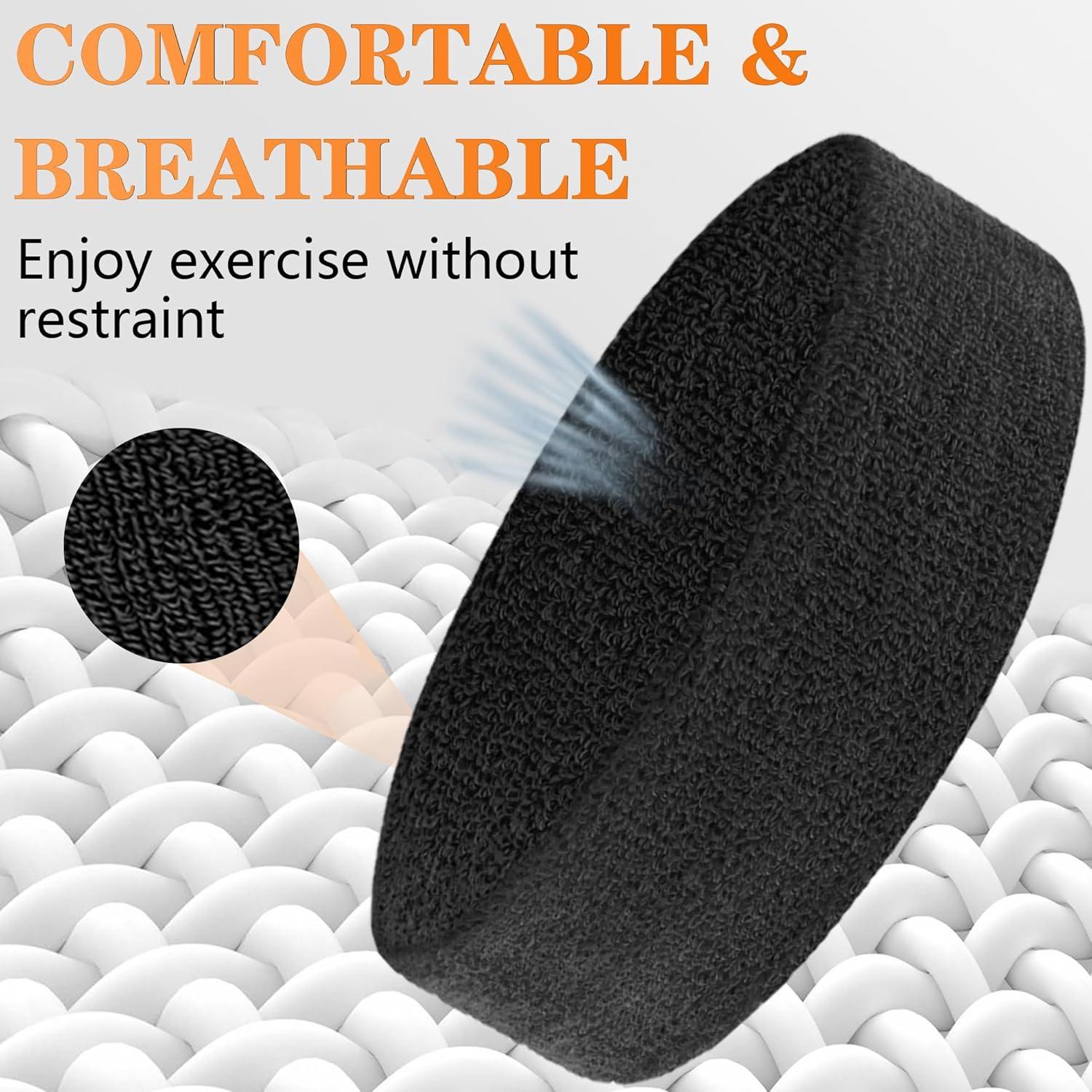 Juego de 6 Bandas para Sudor IMAGERIO - 2 Diademas y 4 Muñequera