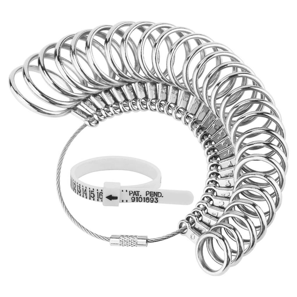 Medidor de Talla de Anillo UUBAAR 27 Piezas 0-13