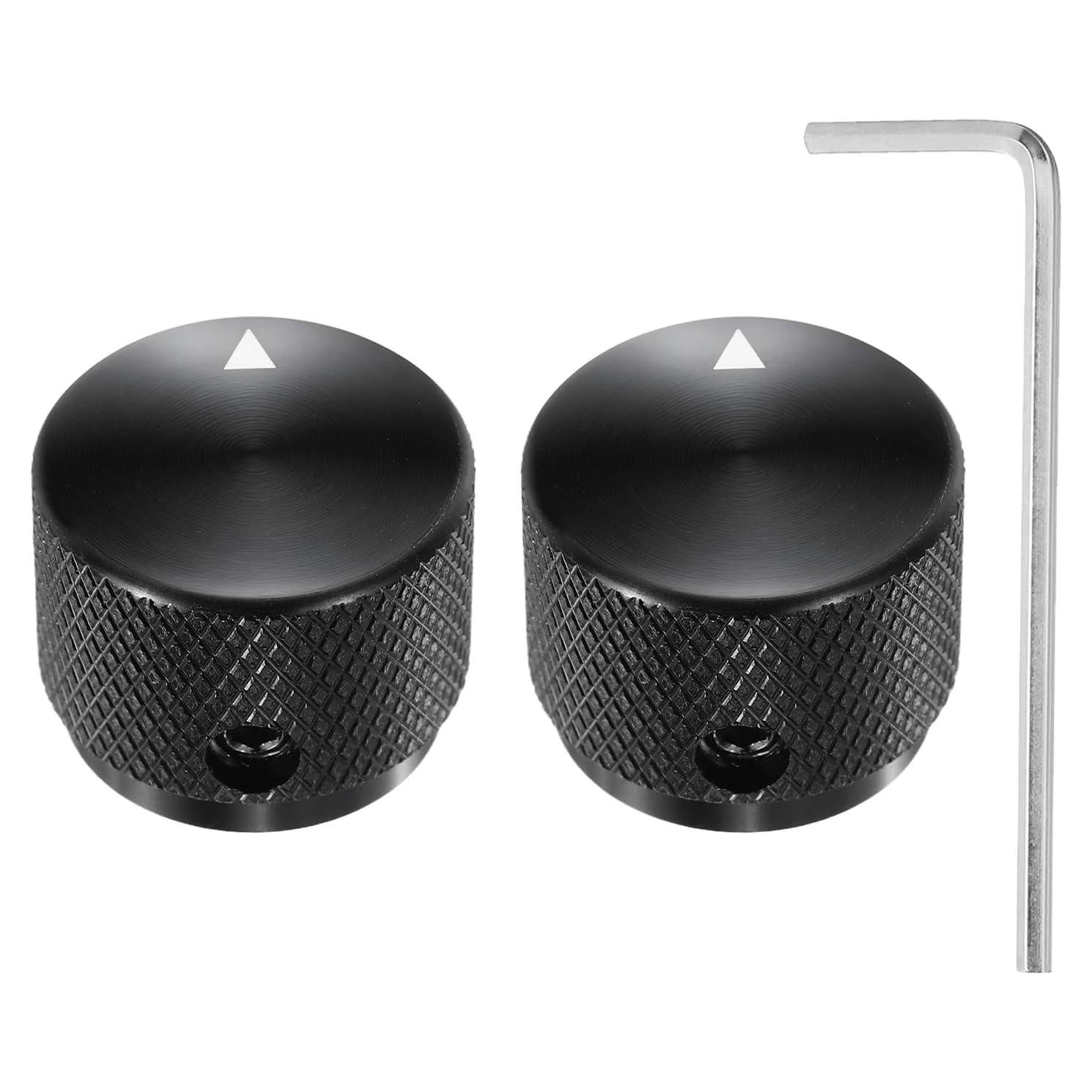 Perillas de Potenciómetro Aluminio MECCANIXITY 2 Pcs 4mm ID