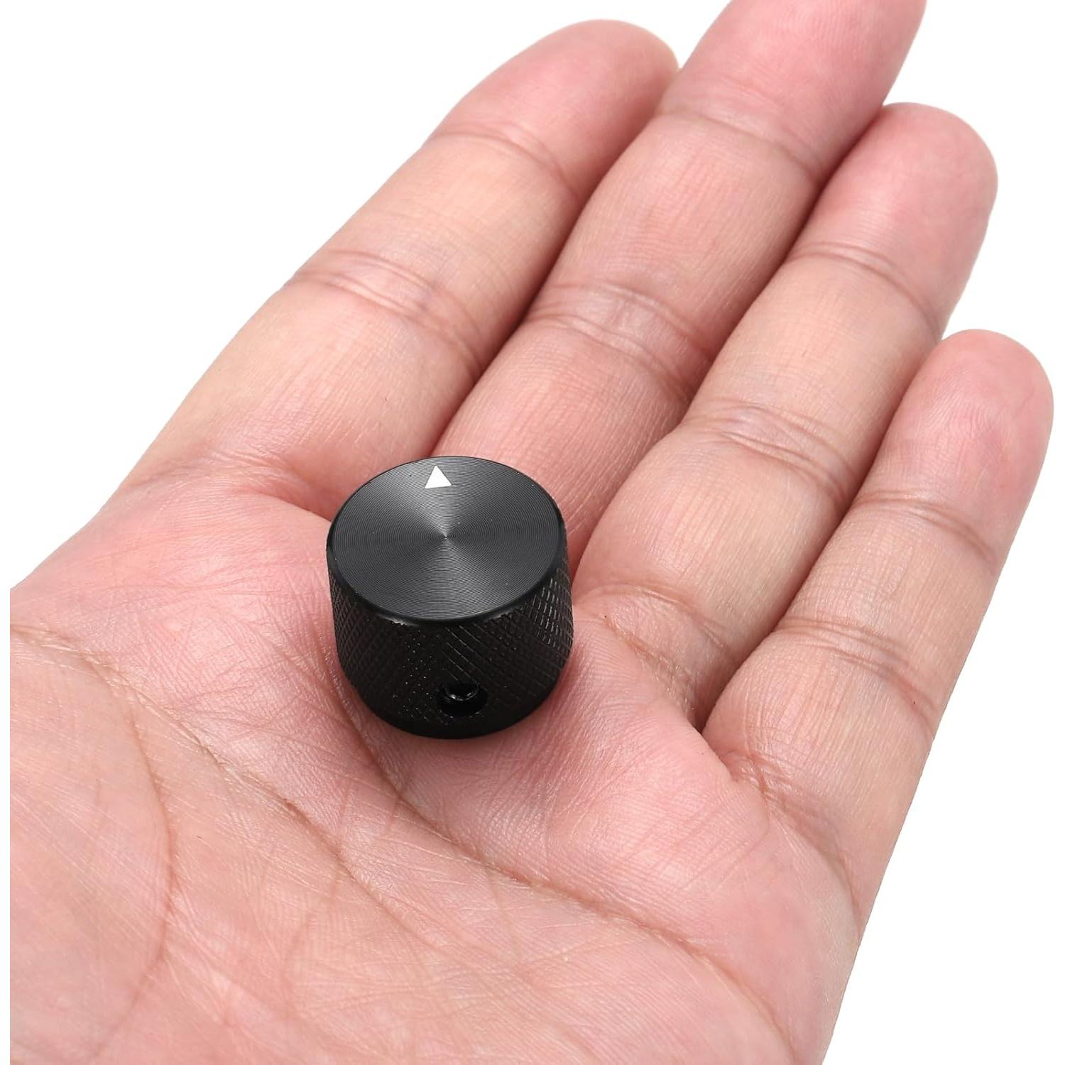 Perillas de Potenciómetro Aluminio MECCANIXITY 2 Pcs 4mm ID