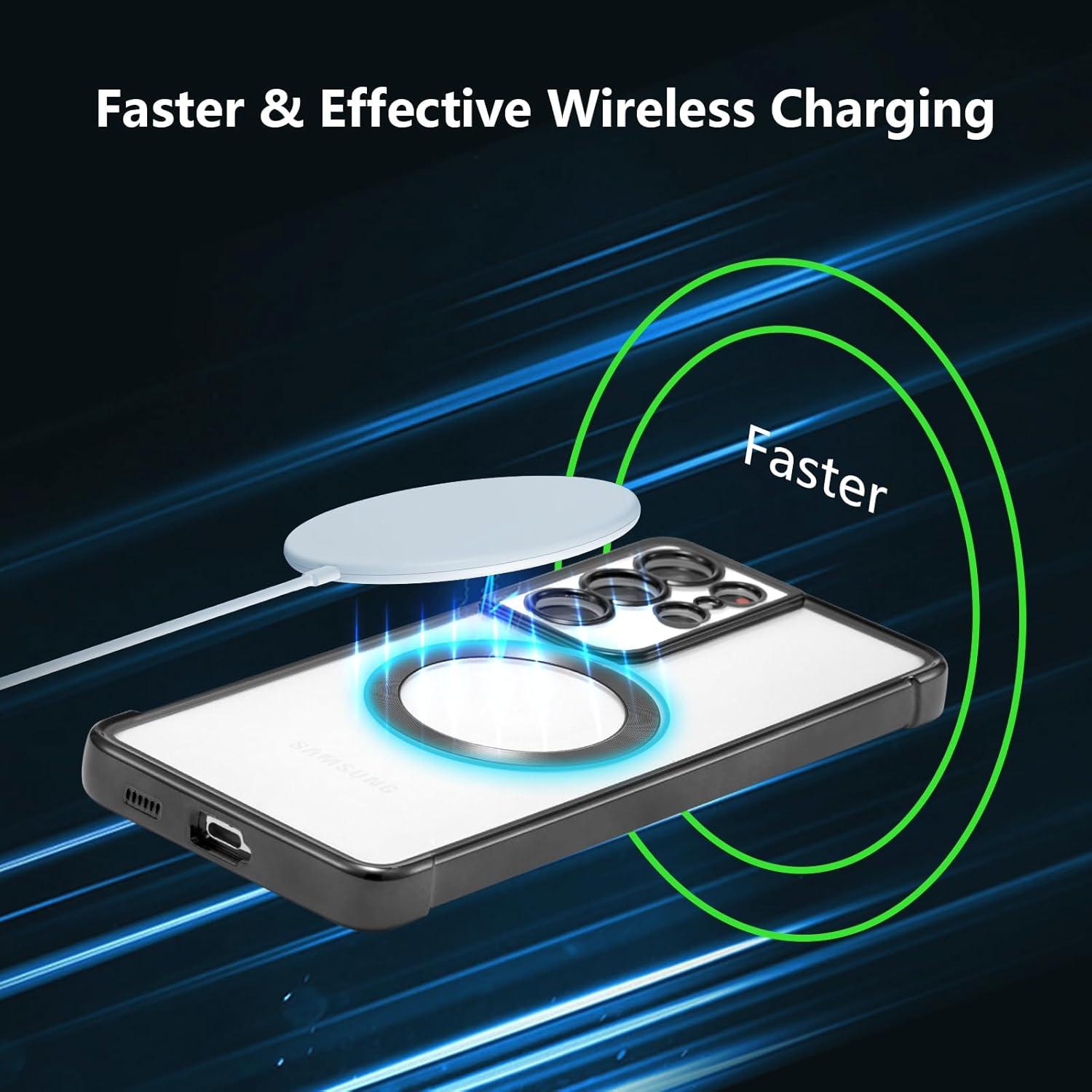 Funda Magnética RALEAVO para Samsung Galaxy S21 Ultra - Negro