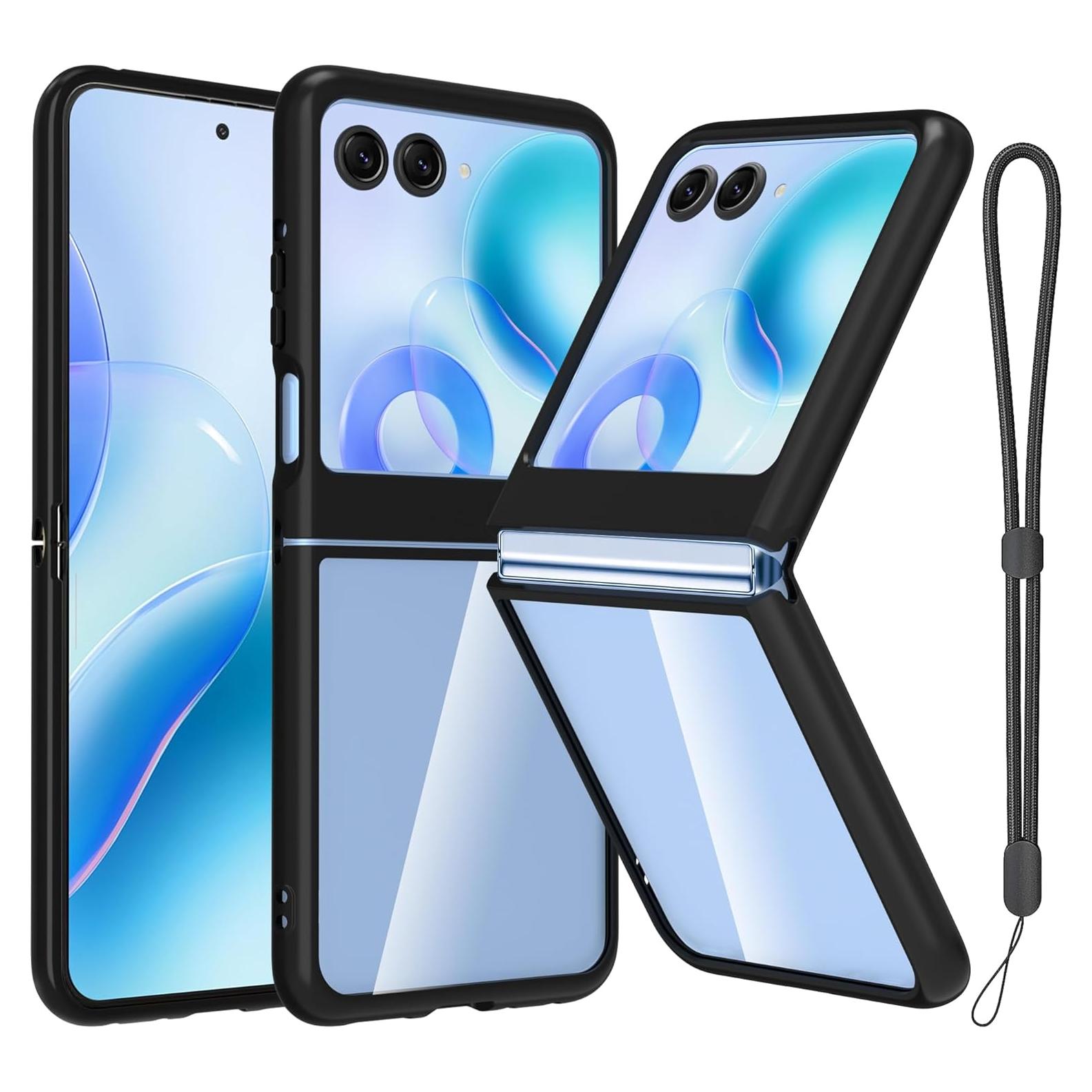 Funda RMOCR para Motorola Razr 2024/2025, Transparente y Resistente