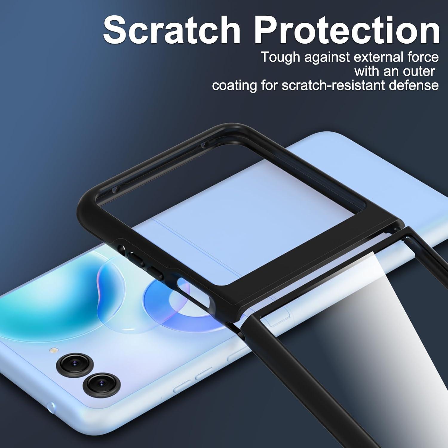 Funda RMOCR para Motorola Razr 2024/2025, Transparente y Resistente