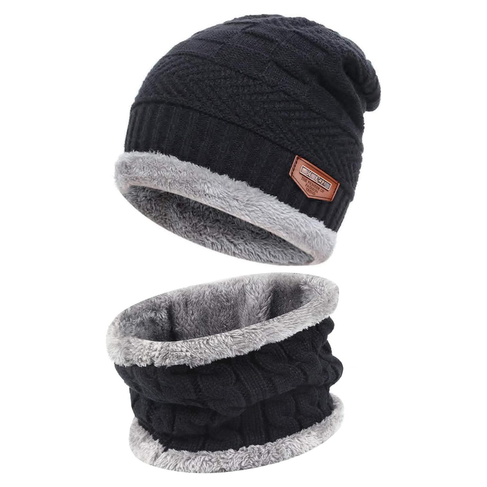Gorro de Invierno FZ FANTASTIC ZONE con Bufanda y Forro Polar