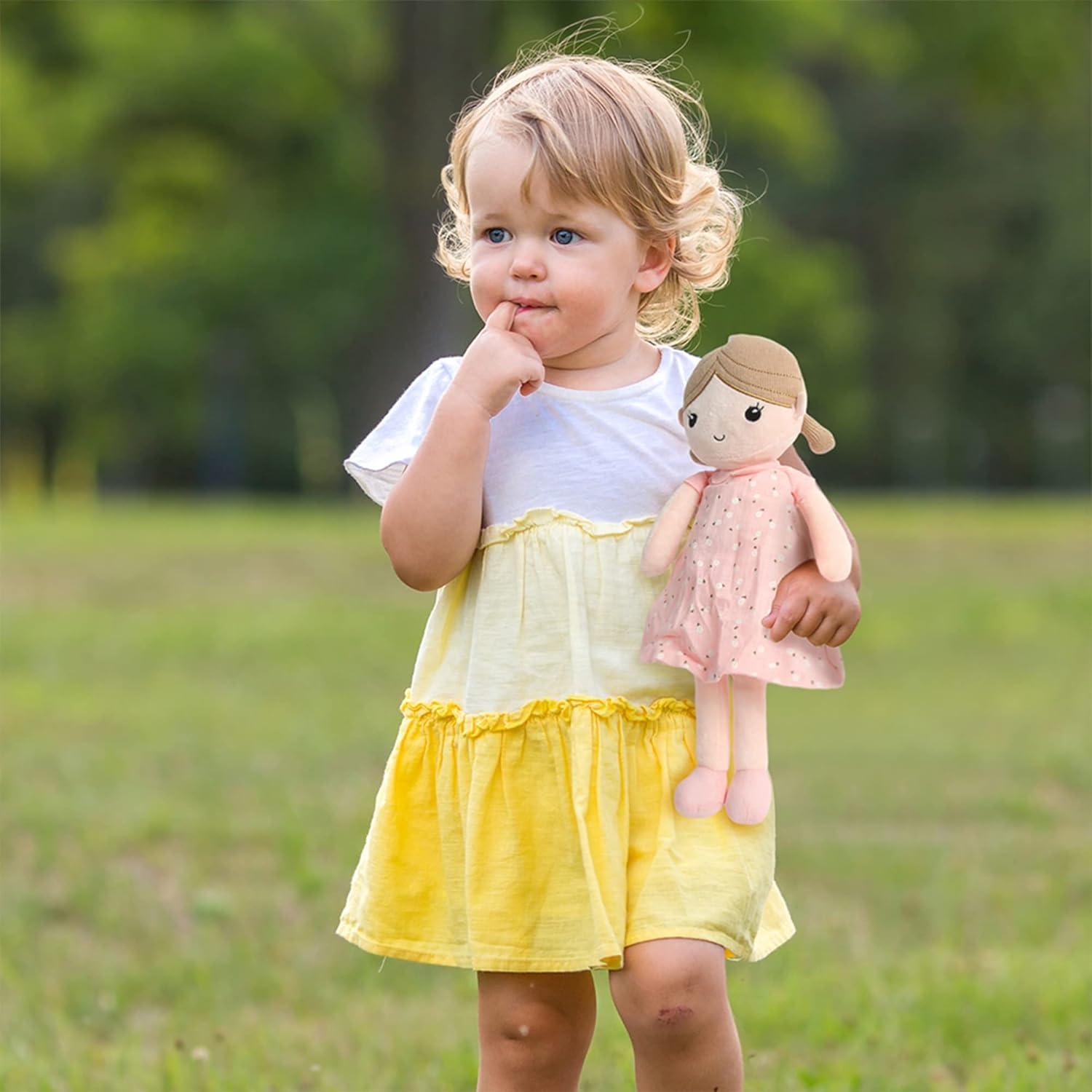 Muñeca de Trapo Suave Linzy Toys Emily Rosa Claro 50.8 cm