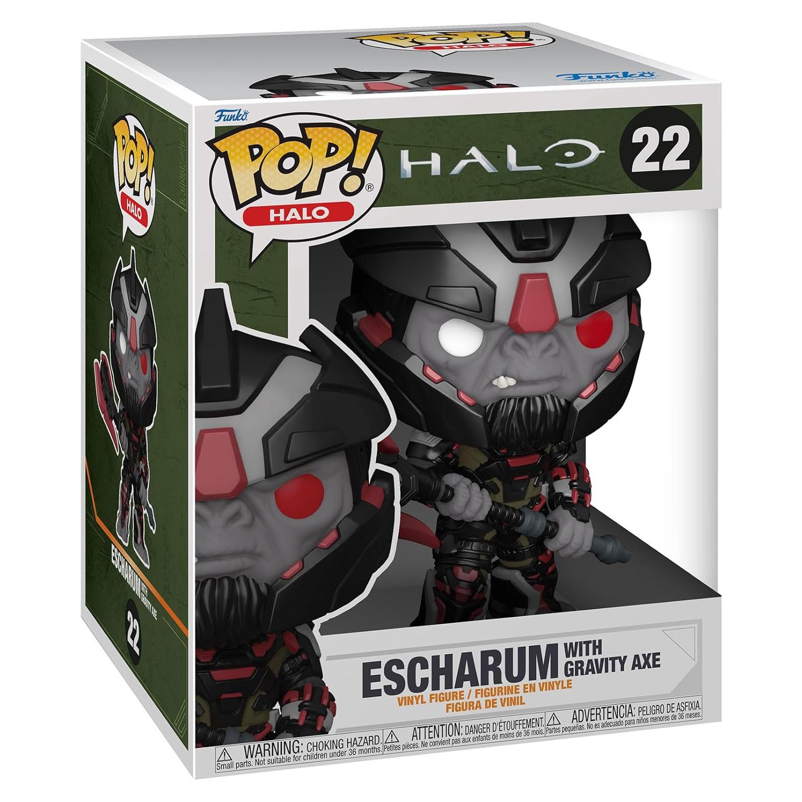 Figurita Funko POP Halo Infinite Escharum con Hacha 16.5 cm