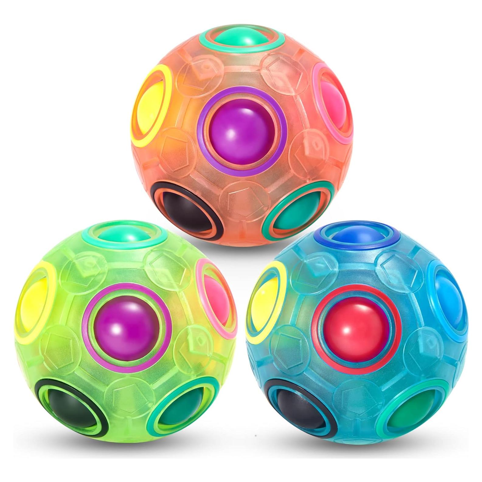 Bola de Rompecabezas Arcoíris Vdealen 7 cm - Juguete Fidget