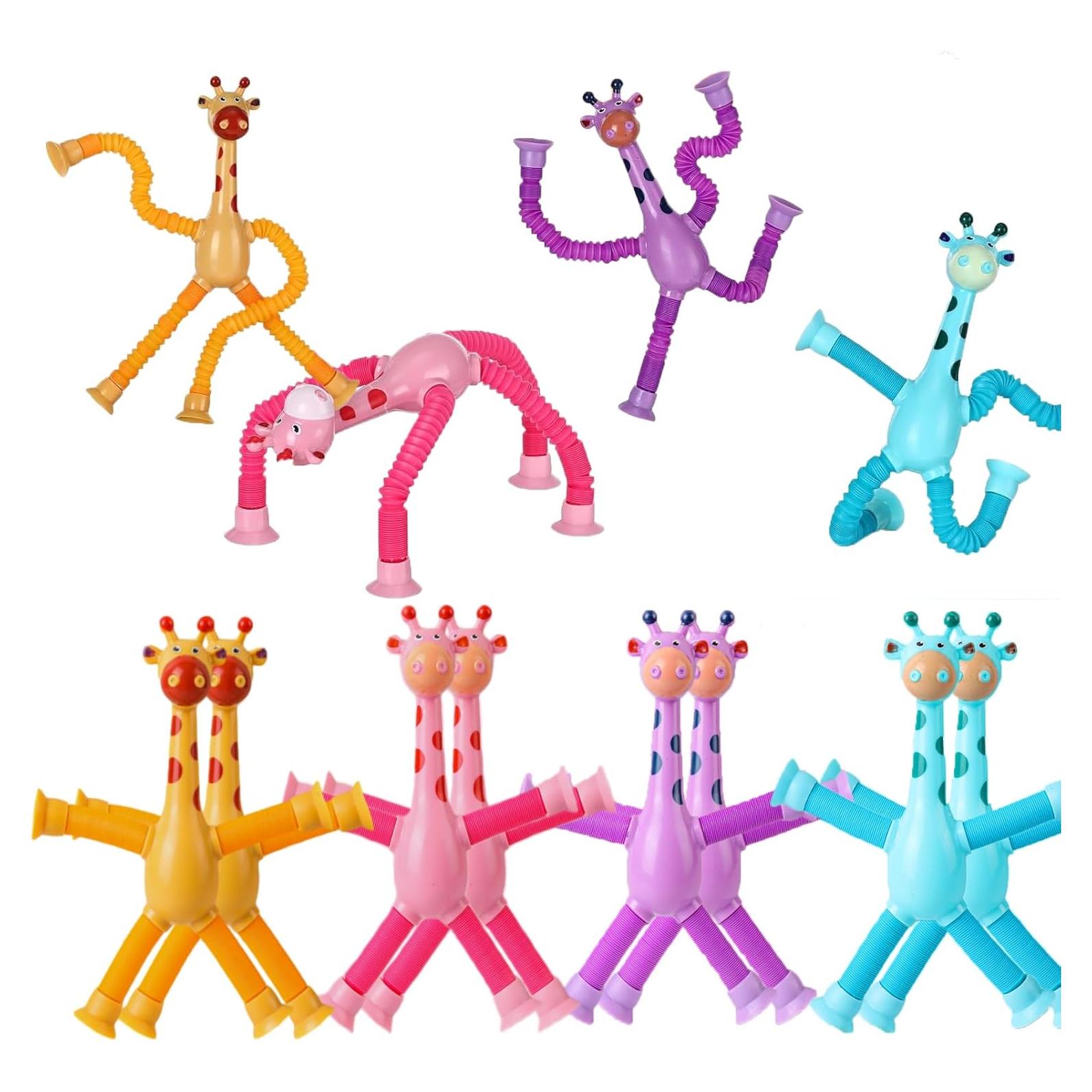 12PCS Juguetes Sensoriales Antiestrés Jirafa WUCLUD