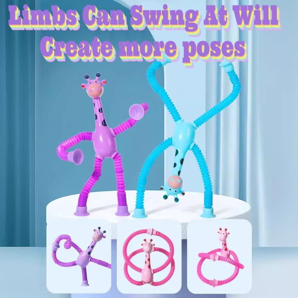 12PCS Juguetes Sensoriales Antiestrés Jirafa WUCLUD