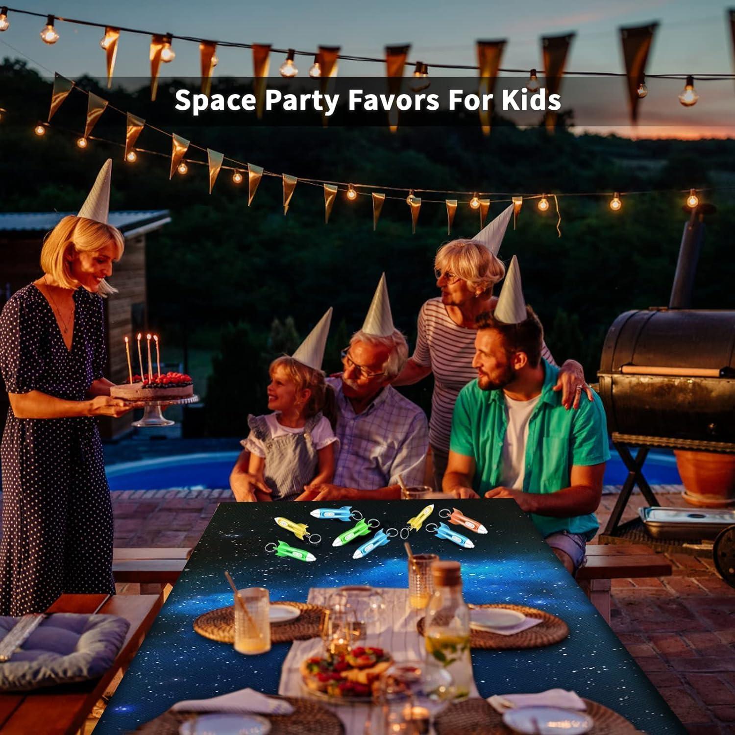 Llaveros Linterna LED Cohete Kioooki 24 Pcs Niños