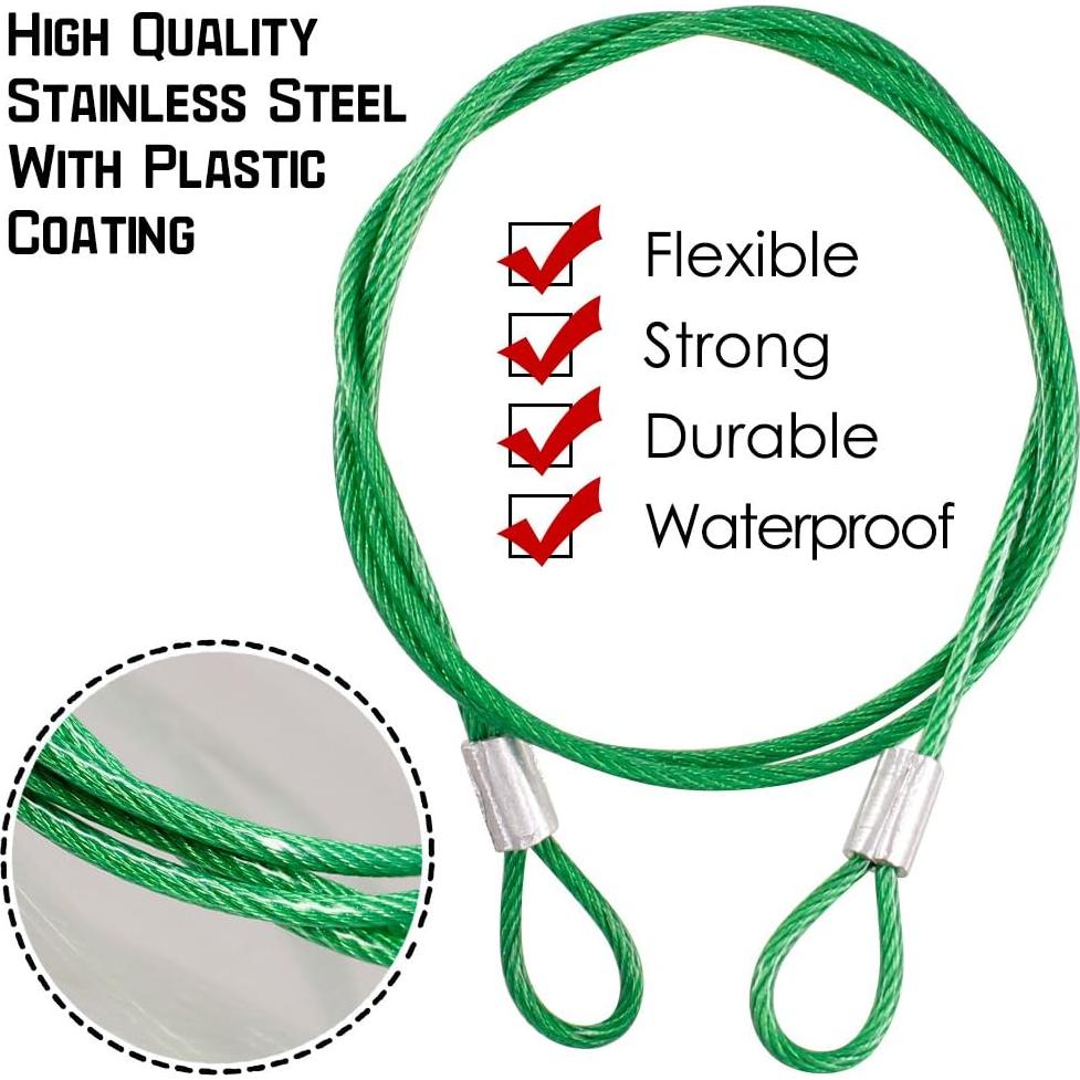 Candado de Combinación DanziX TSA con Tether de Acero Inoxidable