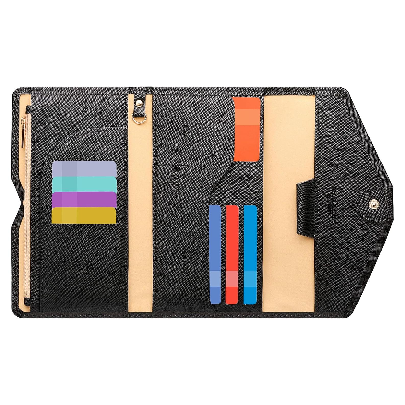 Portafolio de Pasaporte ZOPPEN Multifuncional con Bloqueo RFID