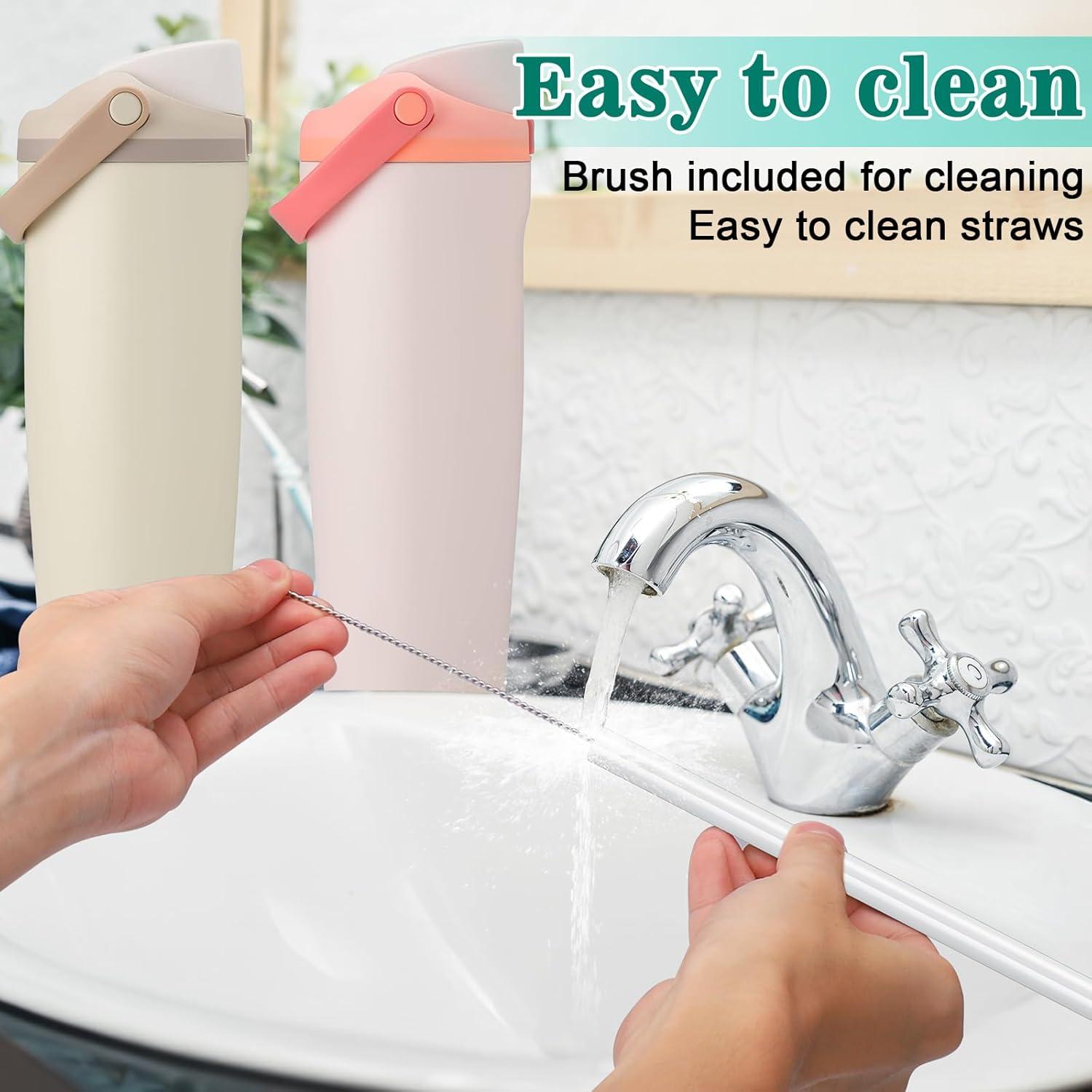 Pajillas Reutilizables Mity Rain para Botella Owala 30oz - 8 Piezas