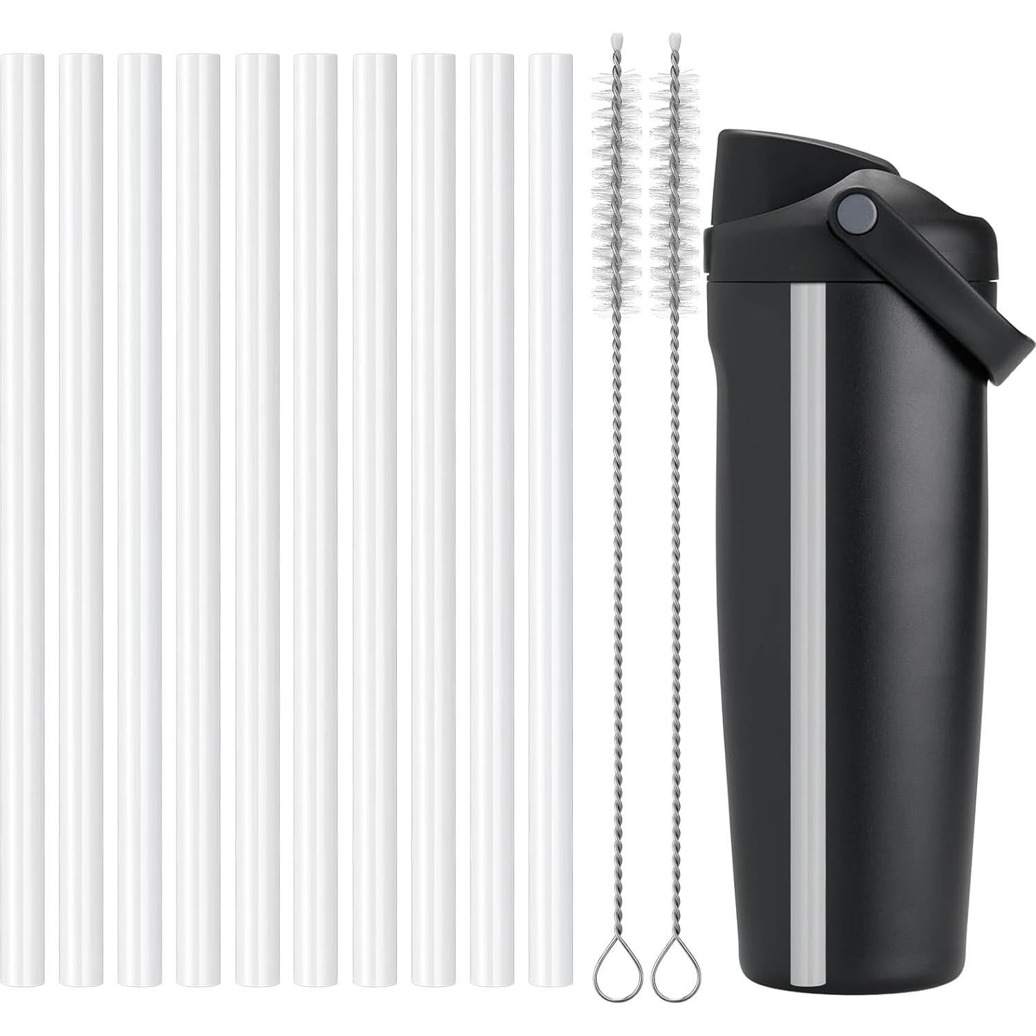 Pajillas Reutilizables Mity Rain para Botella Owala 30oz - 8 Piezas