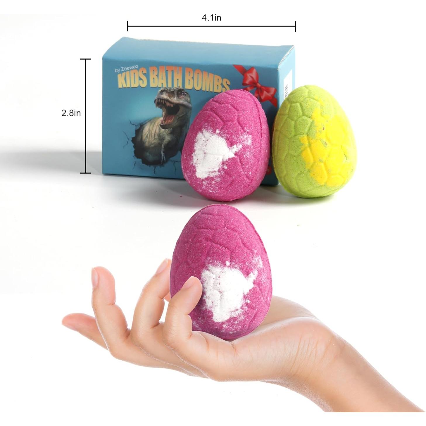 Bombas de Baño Orgánicas para Niños Zeewoo - 2 Piezas con Juguetes