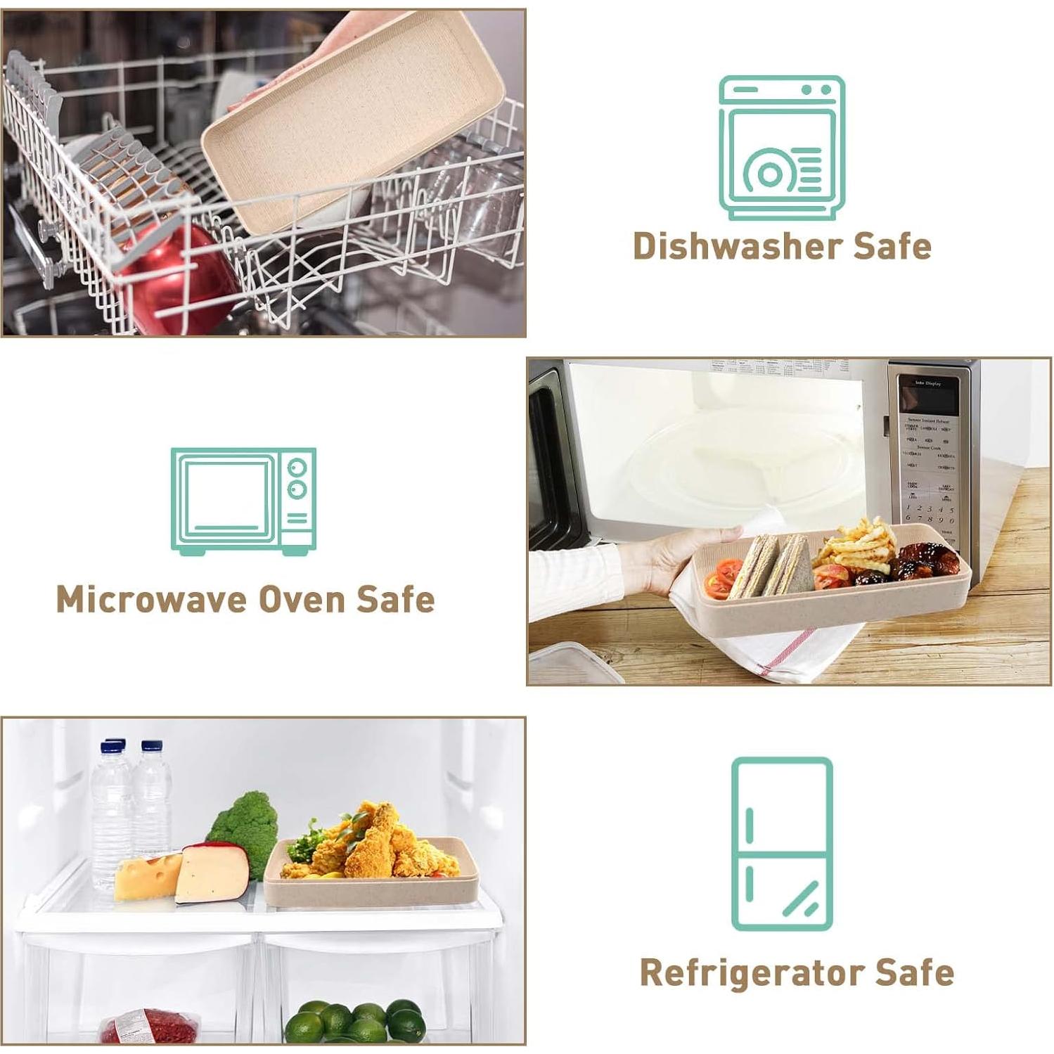 Caja de Almuerzo Bento Meltset M 3 Compartimentos Ecológica Beige