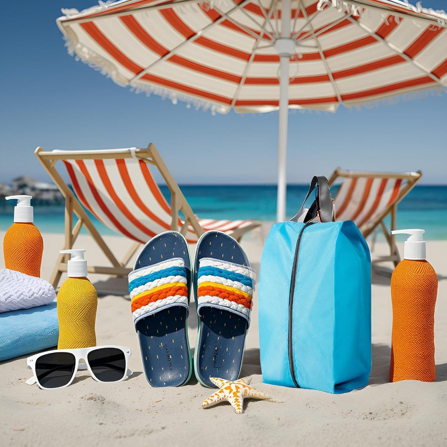 Juego de 12 Bolsas de Zapatos Palmhomee - Almacenamiento Oxford Negro