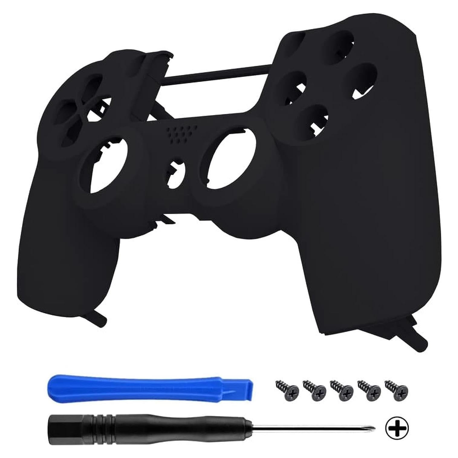 Carcasa Frontal eXtremeRate Negra para Controlador PS4 Slim/Pro