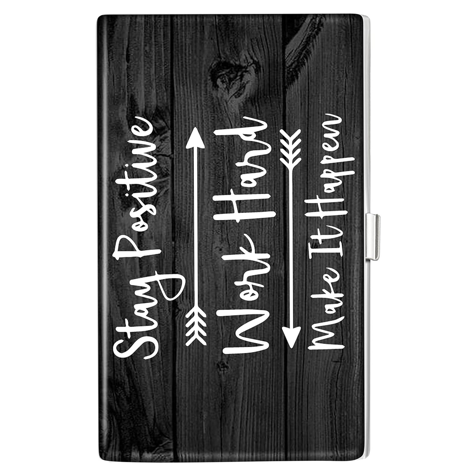 Cartera Portacartas Swooflia Metal Negro Slim 13 Tarjetas