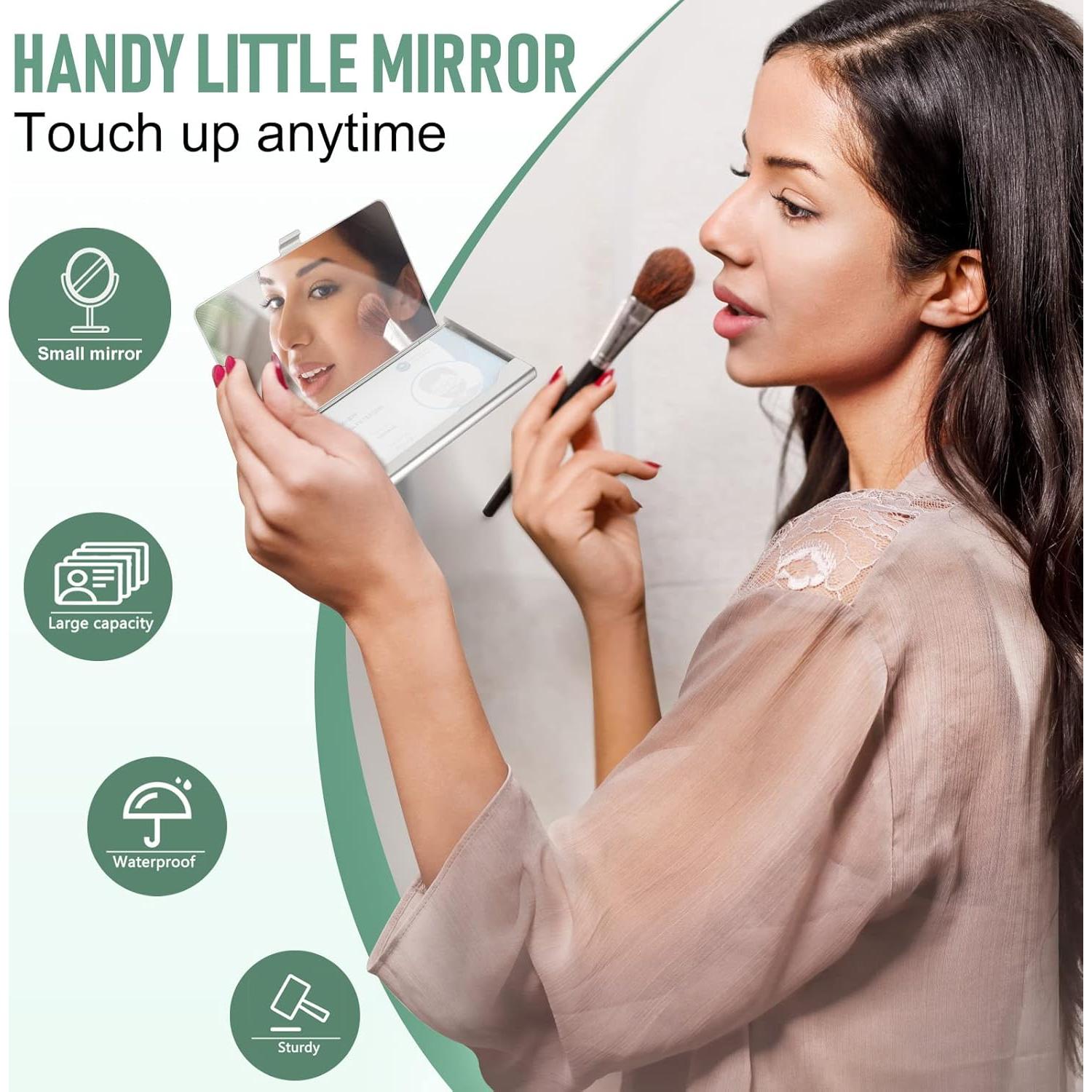 Cartera Portacartas Swooflia Metal Negro Slim 13 Tarjetas