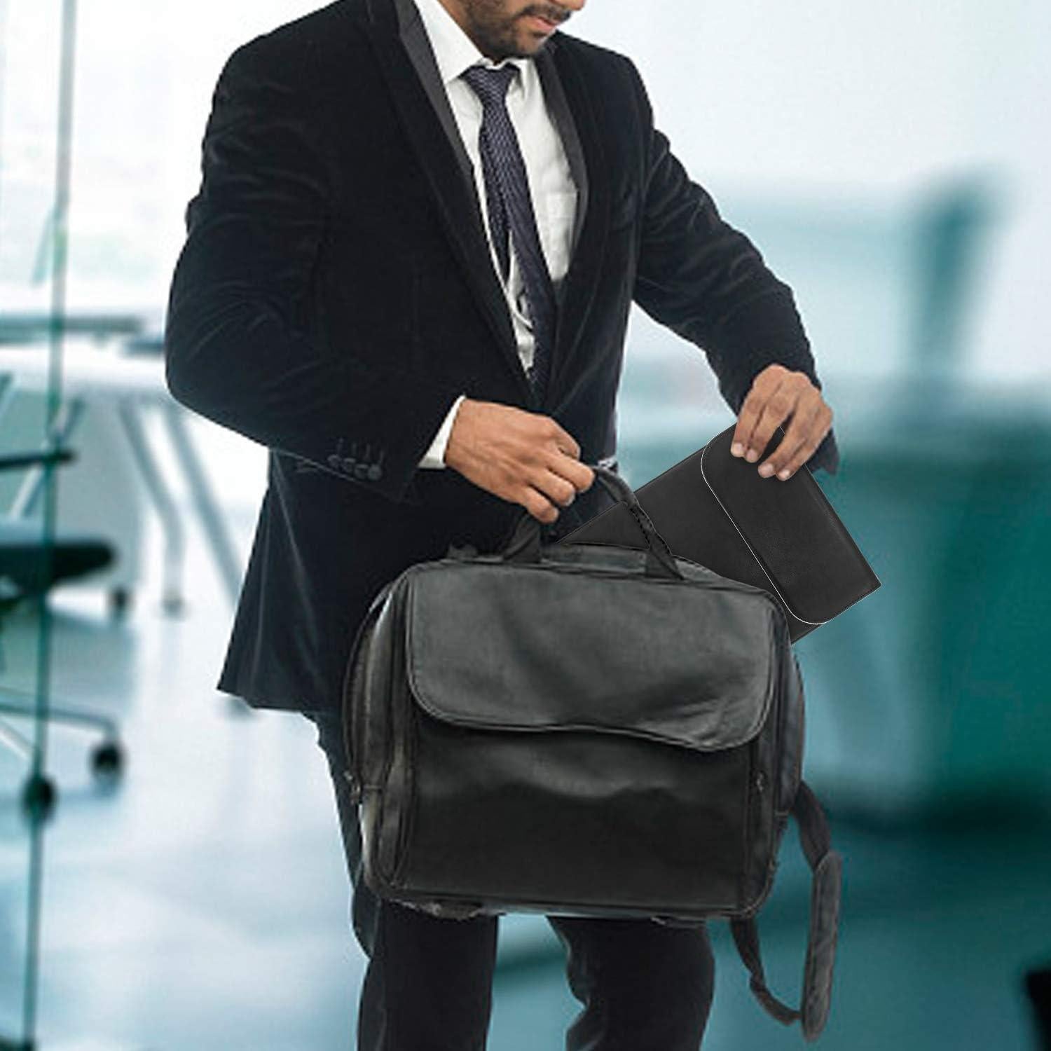 Funda para Laptop Allinside Negra 11-12" PU Cuero Resistente