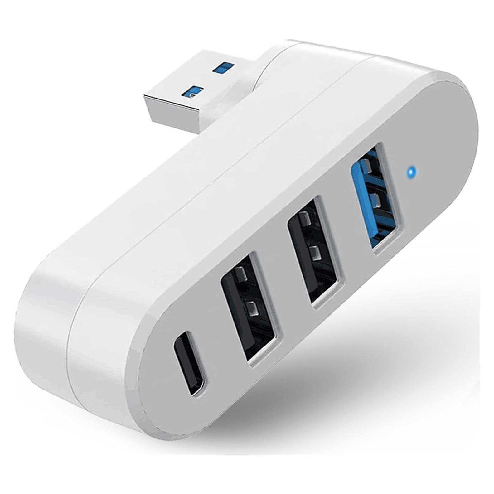 Hub USB 3.0 VIENON 4 Puertos Rotatorio USB-C para Portátil