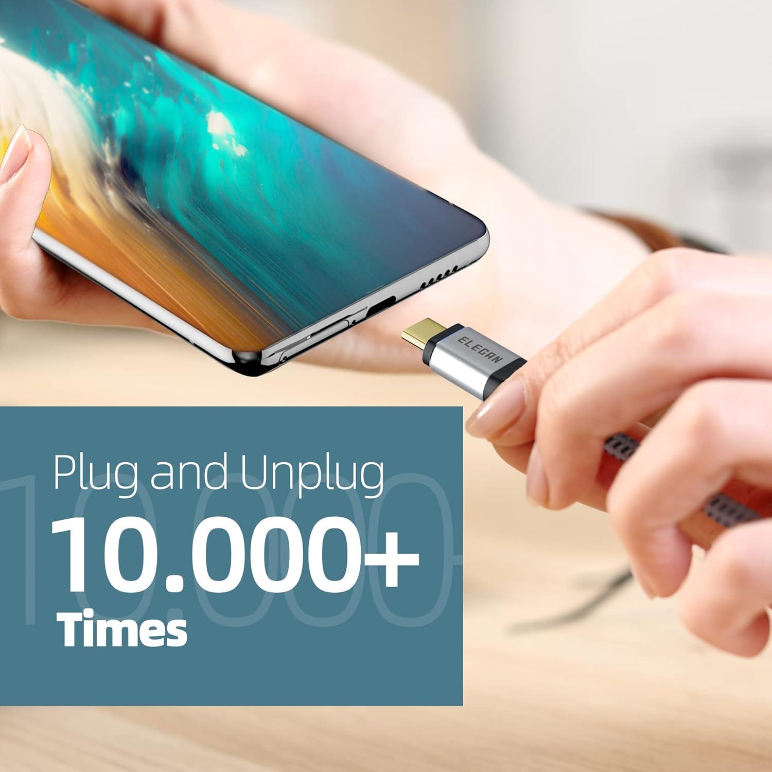 Cable USB C a HDMI Elecan 0.91m 4K@60Hz Alta Velocidad