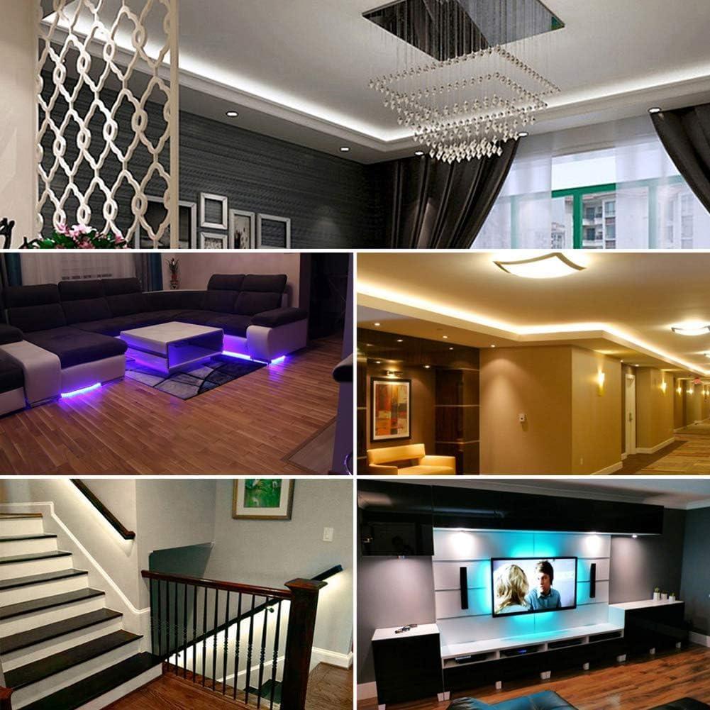 Luces LED Tira Impermeables DAYBETTER 5m RGB Control Remoto