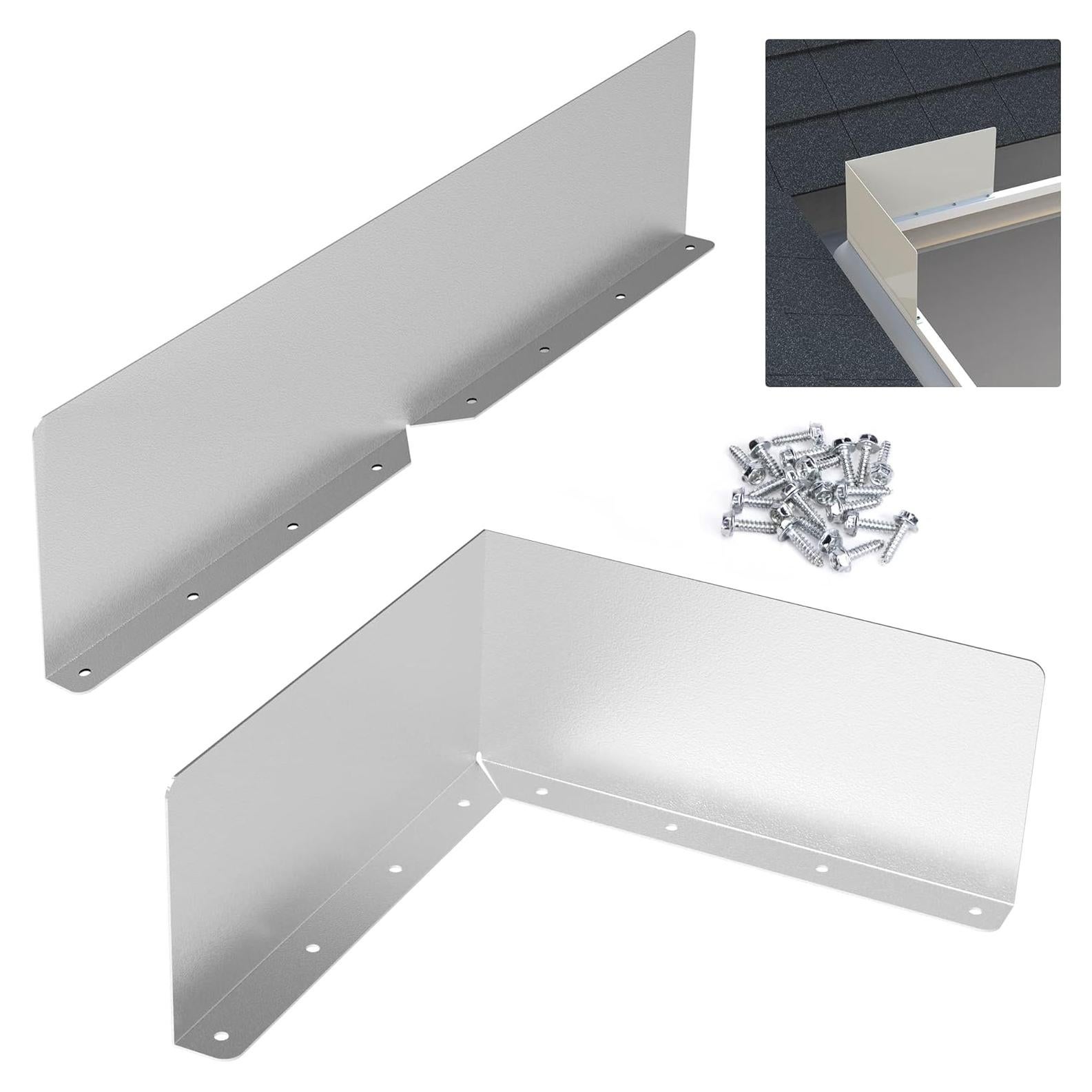 Protectores de Valle de Canalón EBaokuup 2 Pcs Aluminio Resistente