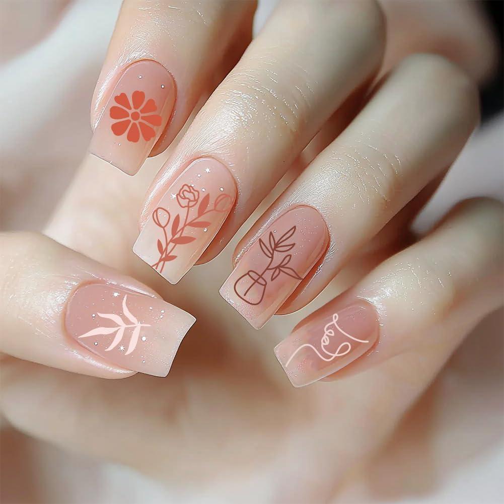 Juego de Plantillas de Estampado de Uñas Beinkmake 3 Piezas