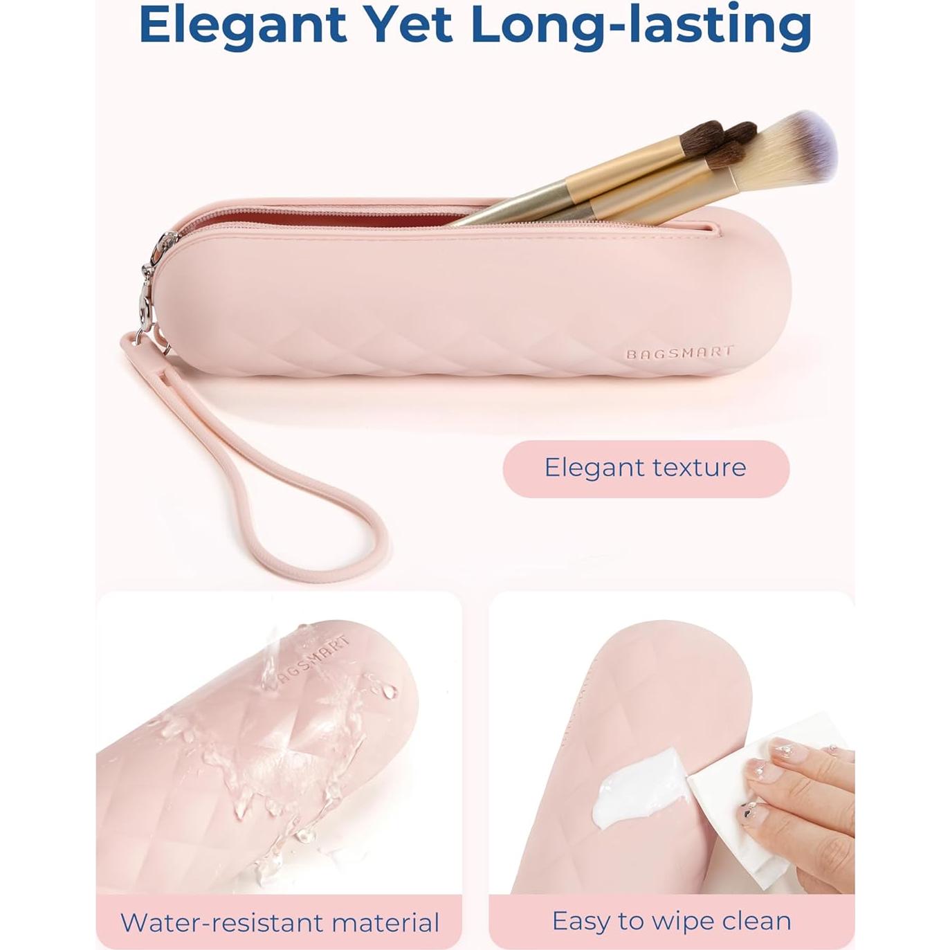 Bolsa para Pinceles de Maquillaje BAGSMART Caqui Claro