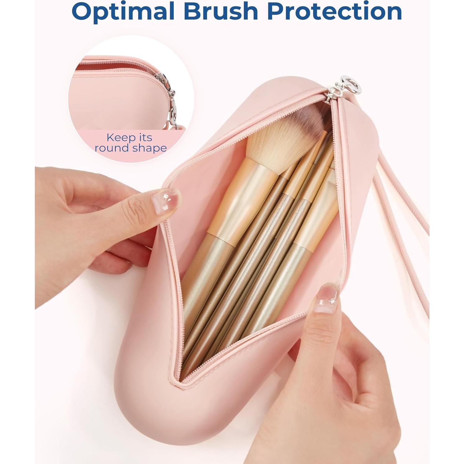 Bolsa para Pinceles de Maquillaje BAGSMART Caqui Claro