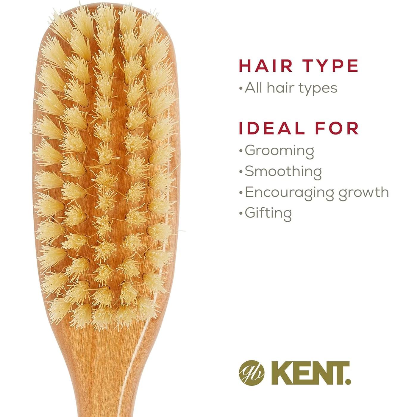 Cepillo de Cabello para Bebés KENT BA10 con Cerda Natural 19.05 cm