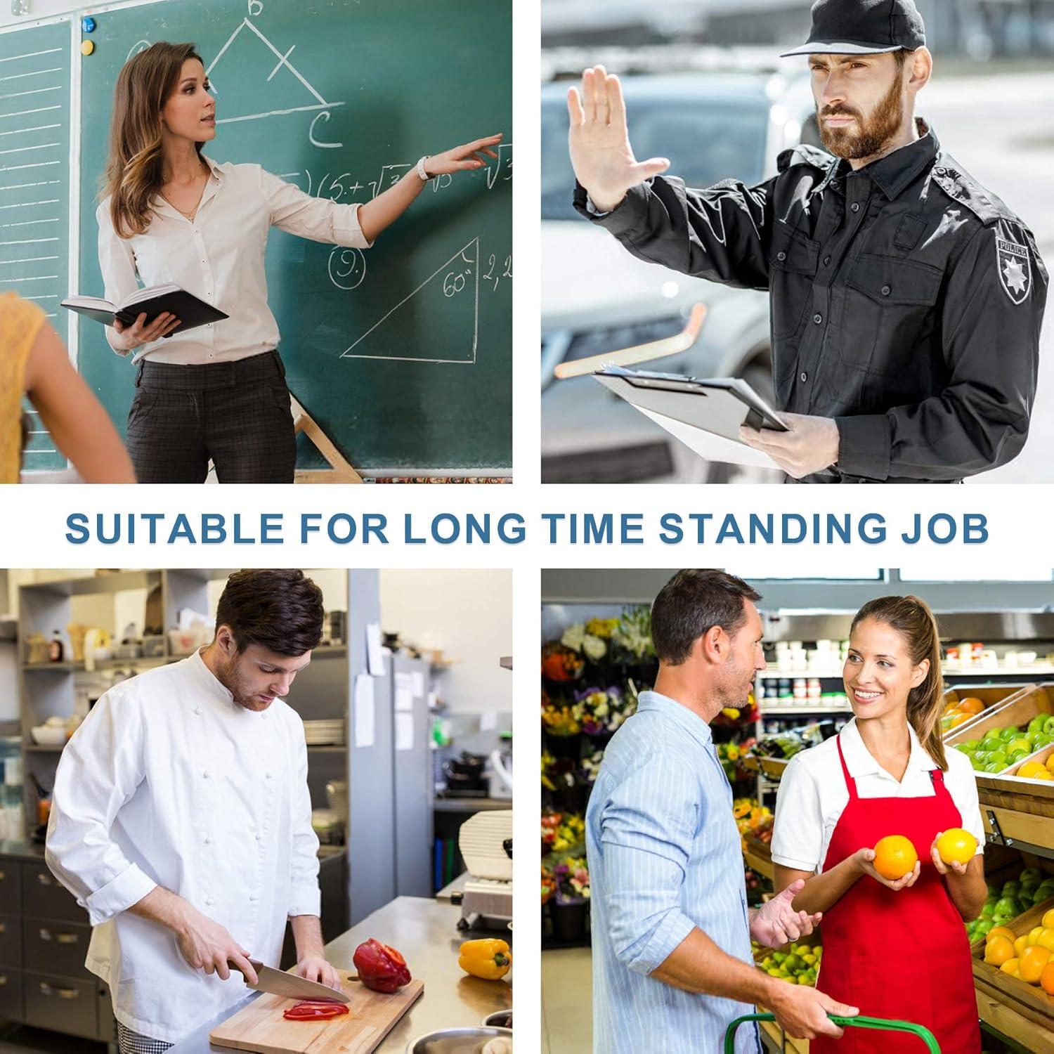 Plantillas de Gel Amortiguadoras TIESTRA para Mujeres US6-10