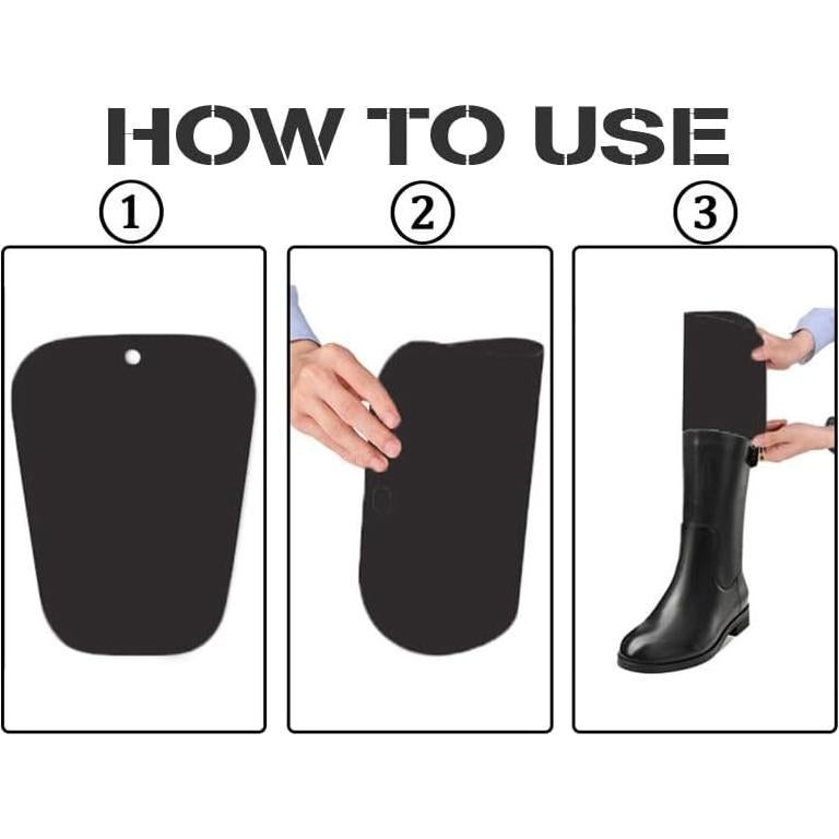 Soporte para Botas de Plástico Negro TOPWEL 40cm 2 Pares