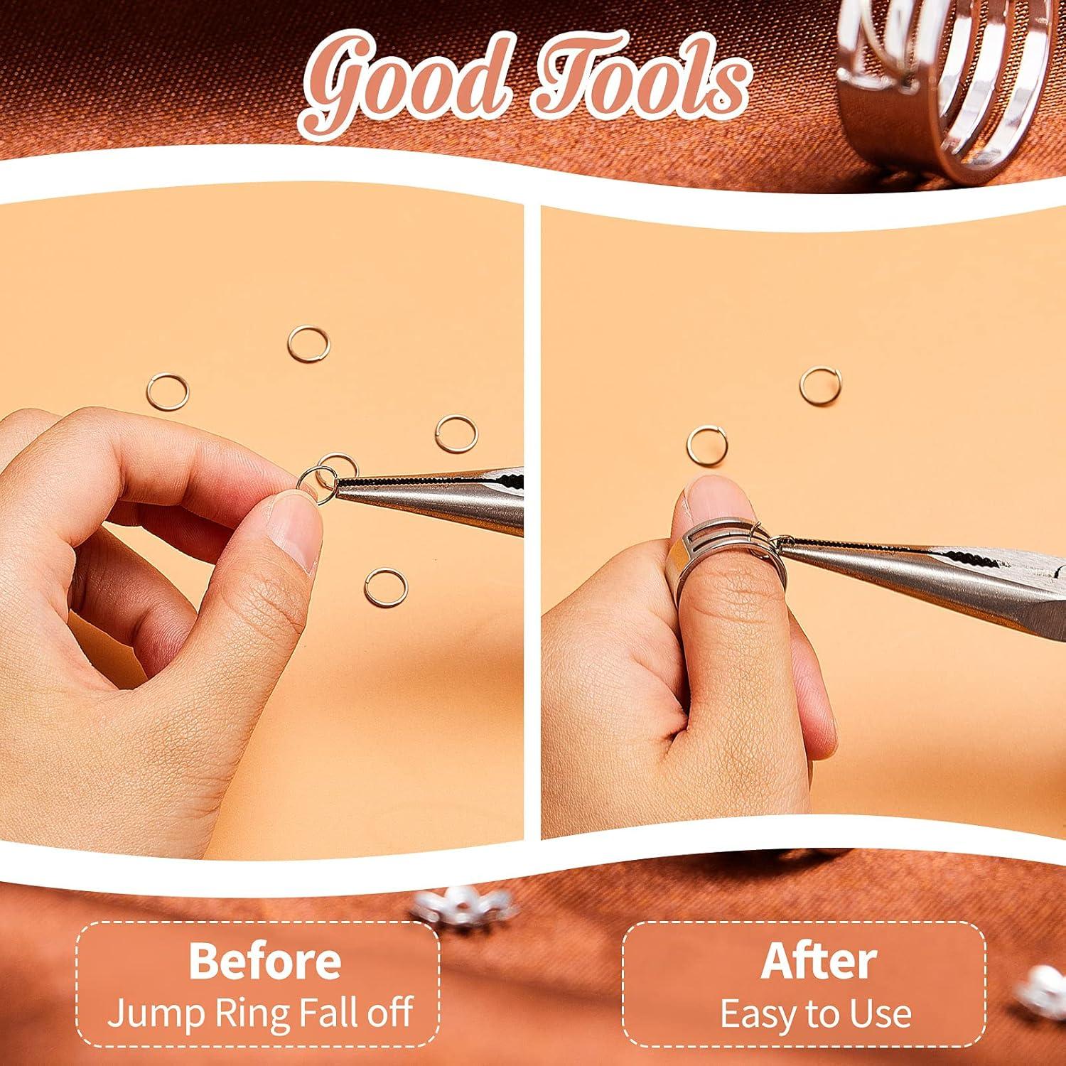 Hicarer 2 Piezas Abridores de Anillos de Salto Acero Inoxidable