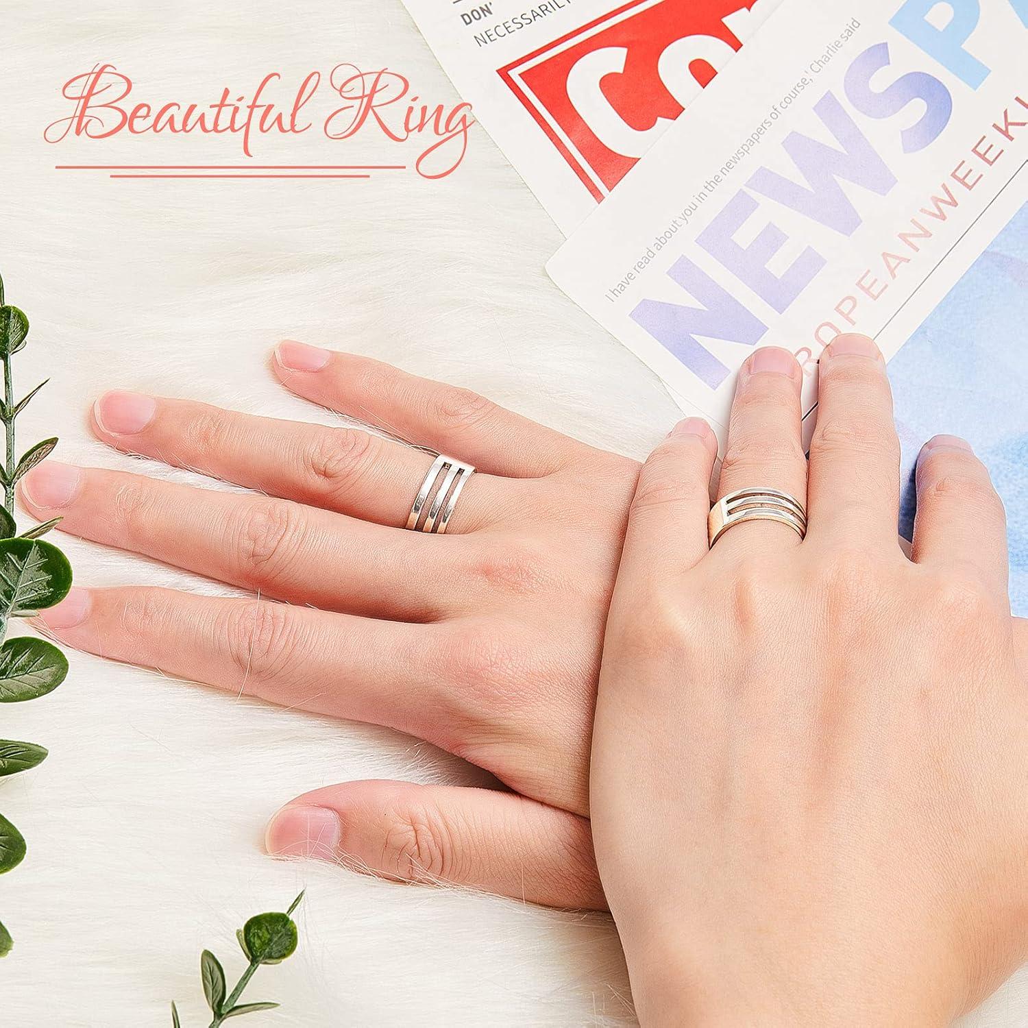 Hicarer 2 Piezas Abridores de Anillos de Salto Acero Inoxidable