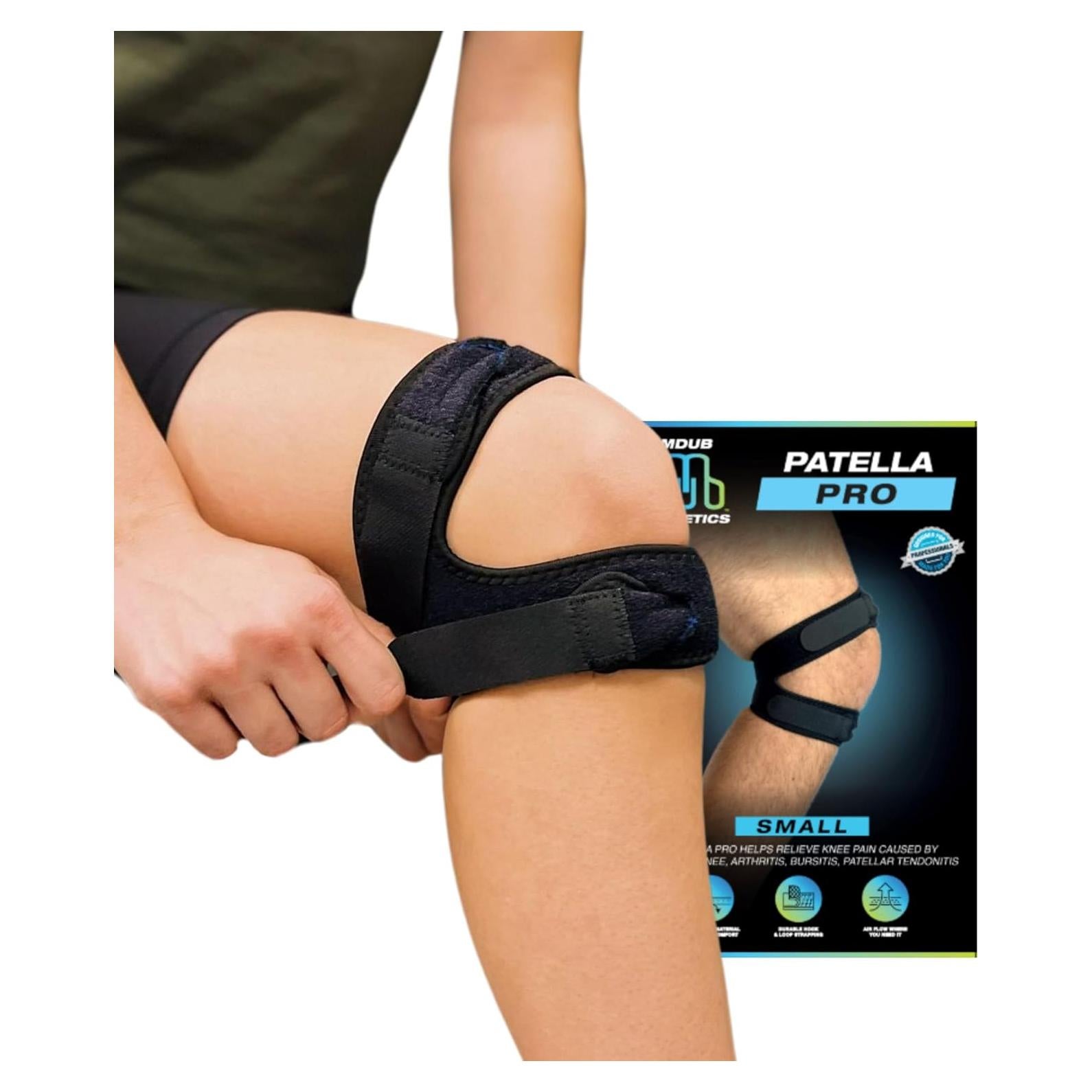 Correa de Soporte Patelar MDUB Pequeña para Alivio de Dolor de Rodilla