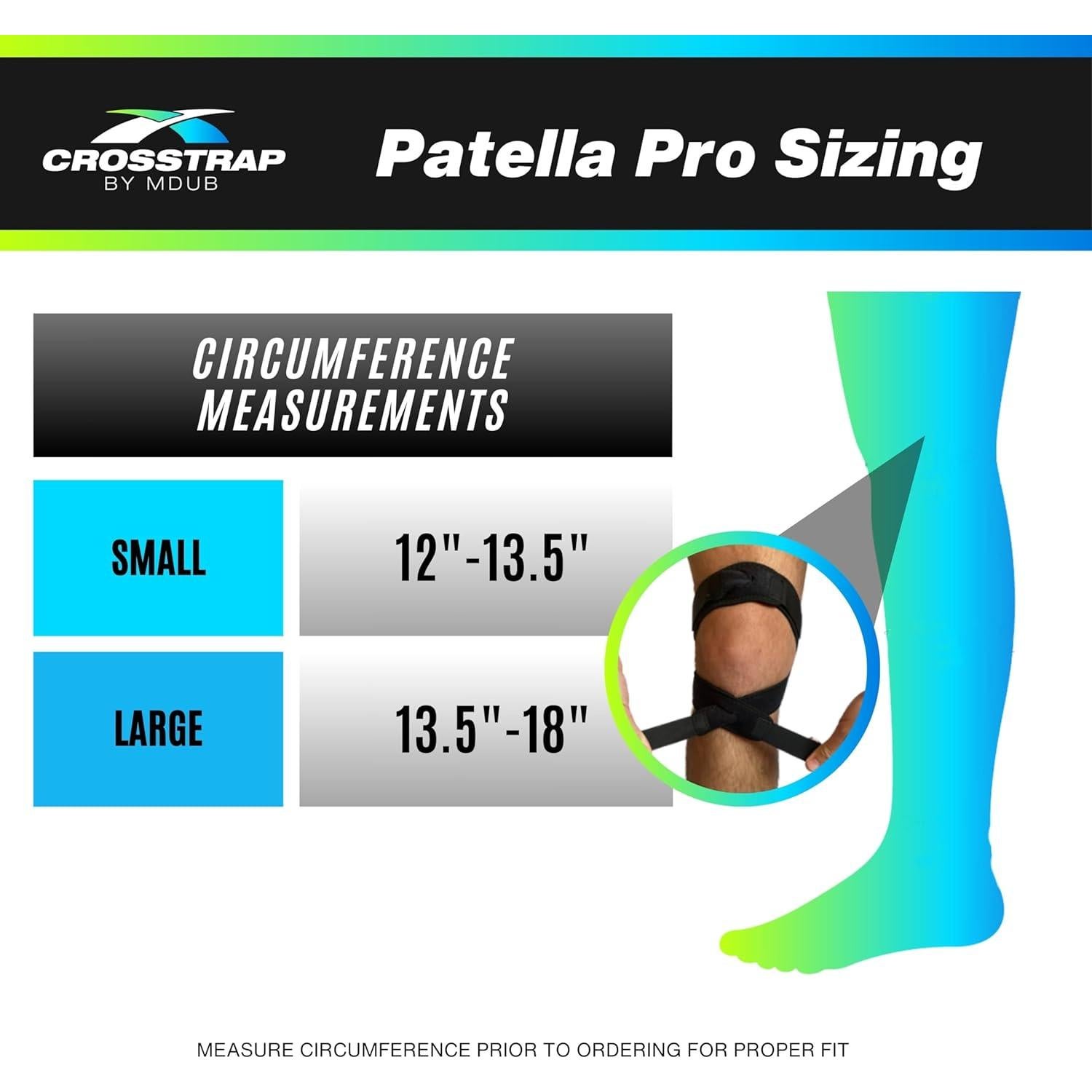 Correa de Soporte Patelar MDUB Pequeña para Alivio de Dolor de Rodilla