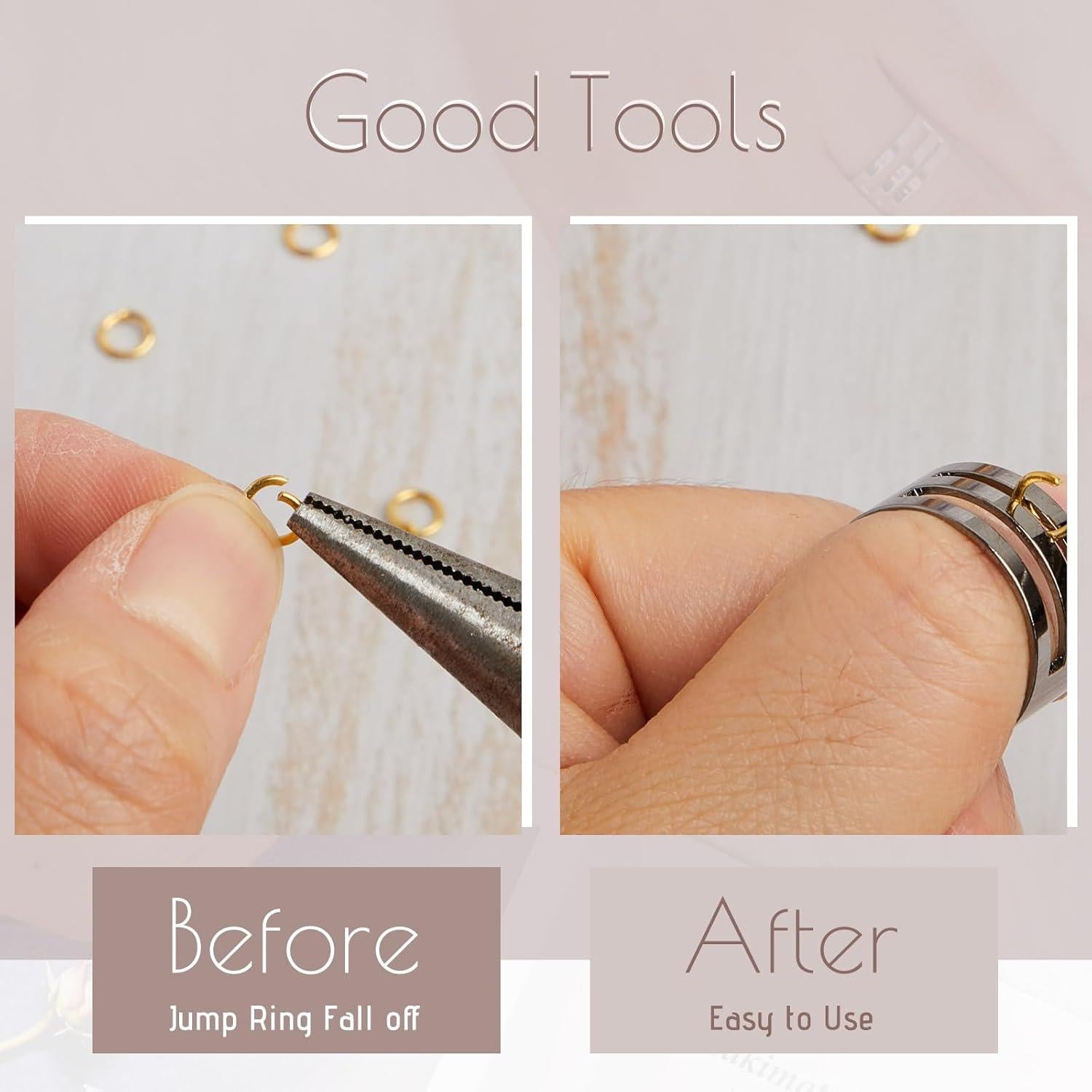 Hicarer 2 Piezas Abridores de Anillos de Salto Acero Inoxidable