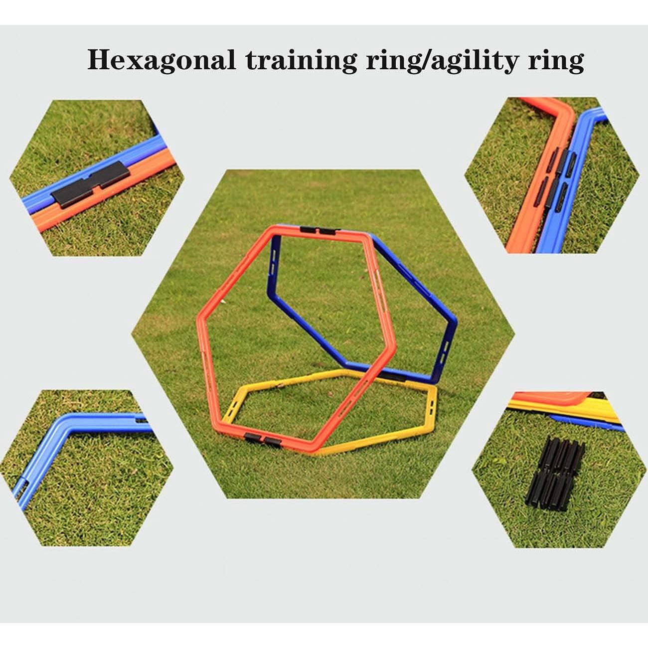 Anillo de Agilidad Hexagonal CZ-XING 3 Piezas Multicolor