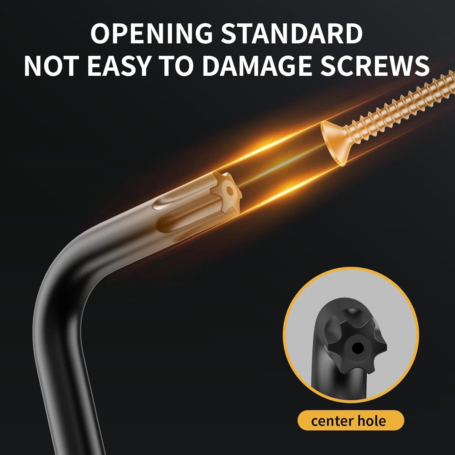 Juego de Llaves Torx 9 Piezas GRENPRO T10-T50 Acero CR-V