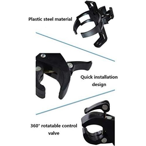 Soporte para Botella de Agua GLDYTIMES Rojo 360° para Bicicleta y Scooter